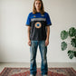 1998 Adidas Newcastle United F.C. Cotton T-shirt (M) - on model