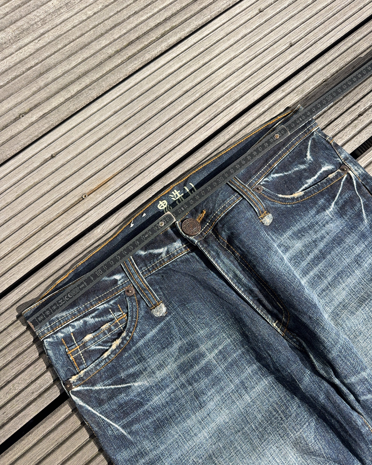 2000's Japanese Straight/Baggy Jeans *rare 36x32 (XL)