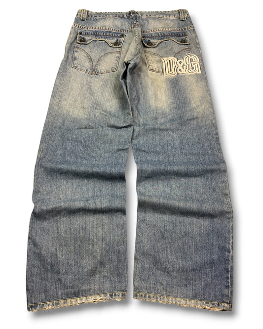 2000's D&G Baggy Jeans *very rare 34x30 (L)