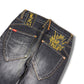 2000's Oniarai Japanese Straight Jeans *very rare 28x30 (S)
