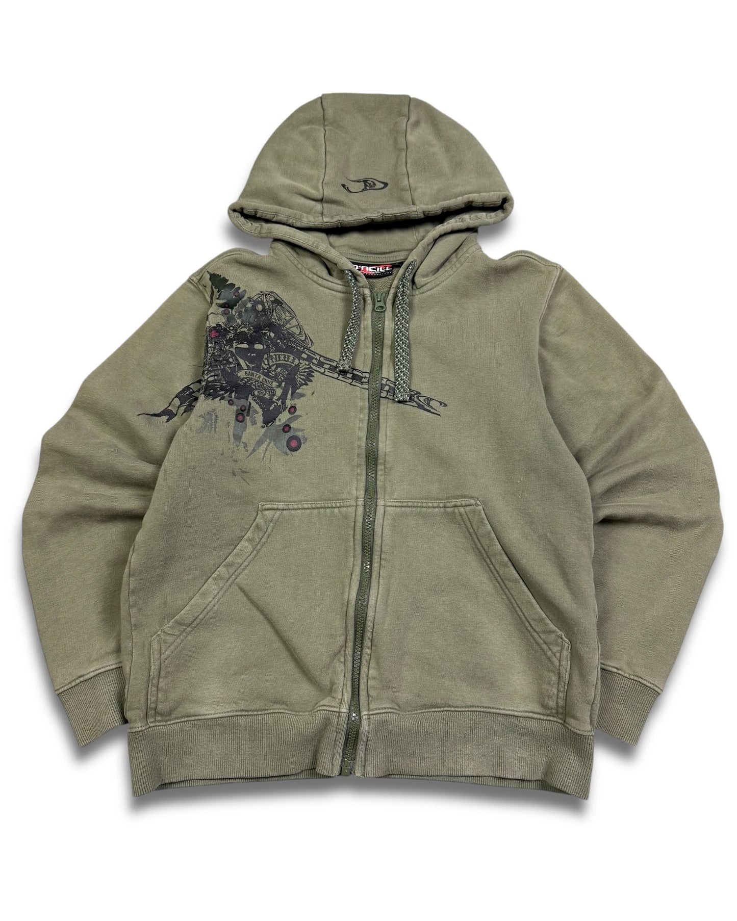 2000‘s O‘Neill Cropped Fit Zip Hoodie *rare (S)