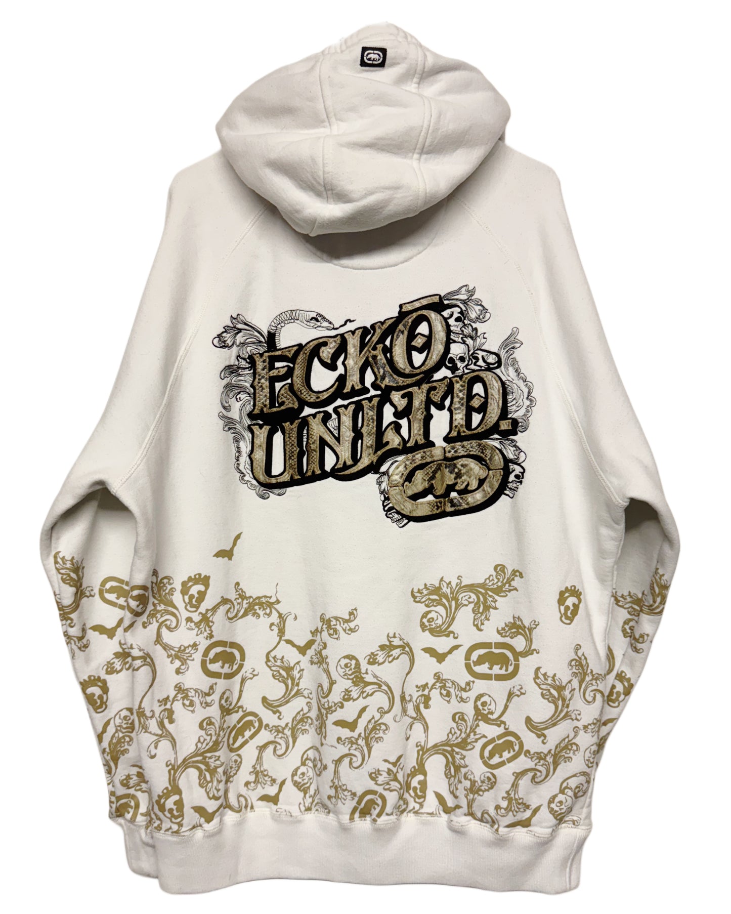 00‘s ECKŌ Unltd. Embroidered Peace Hoodie *sehr selten (L)