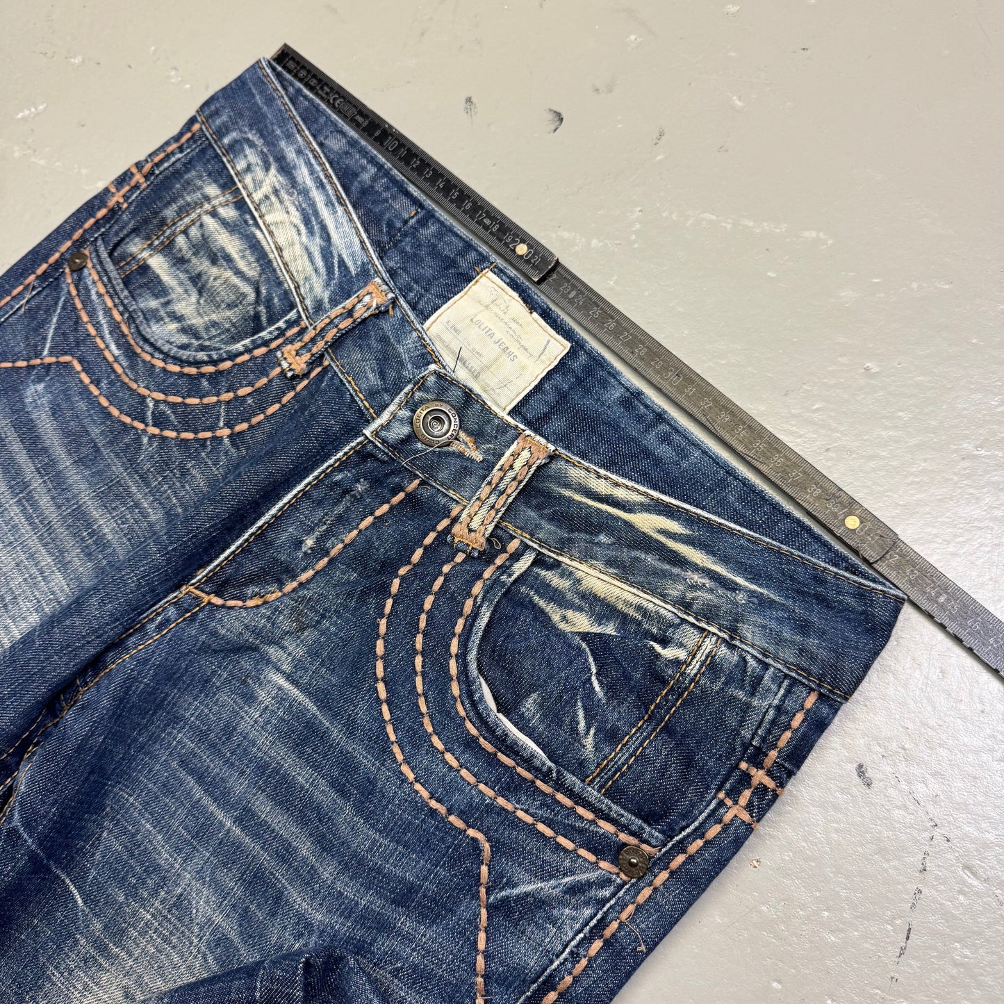 2000‘s Lolita By Concert Club Japanese Baggy Jeans *very rare 32x32
