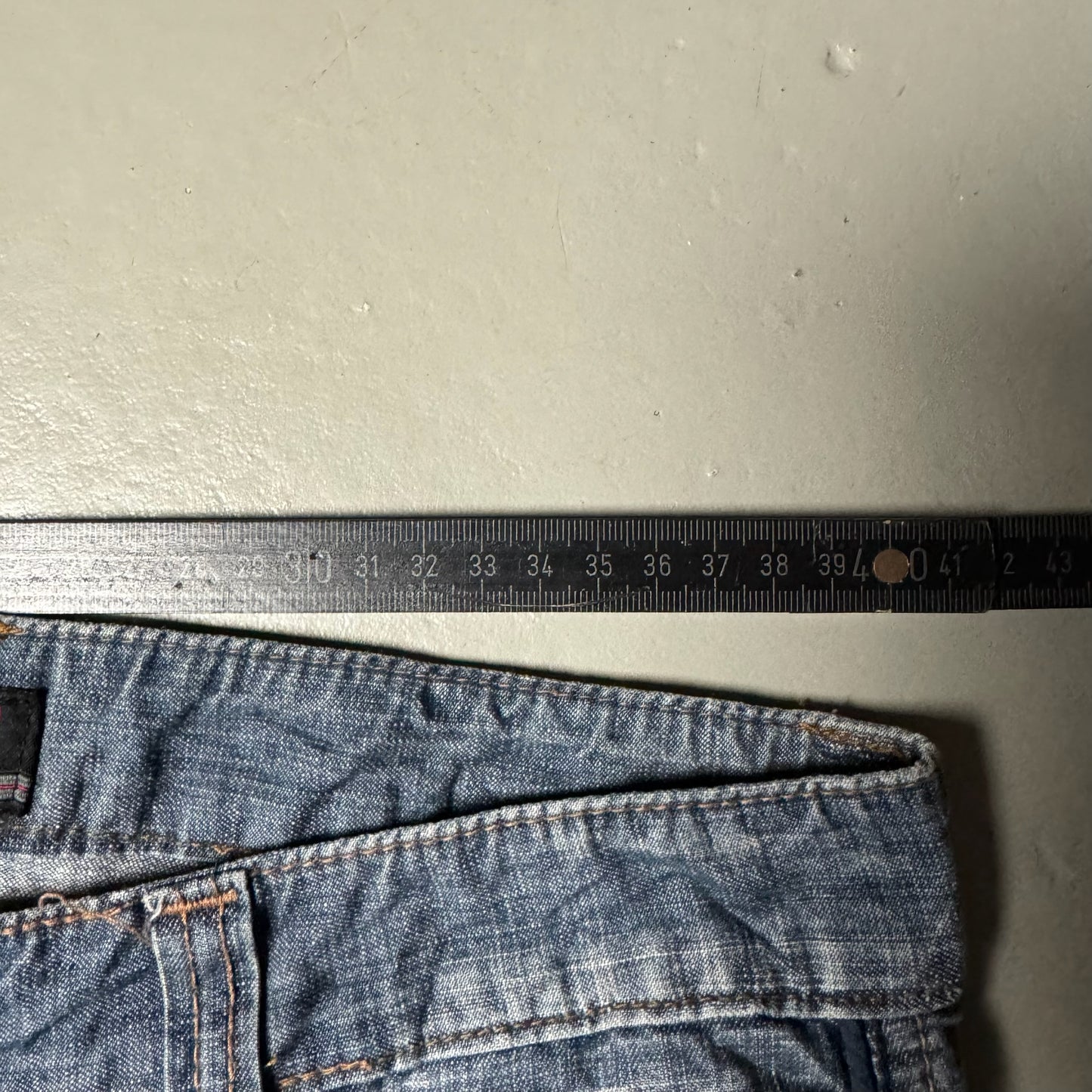 2000‘s Fubu Hip Hop Baggy Jeans made in Korea *rare 30x32