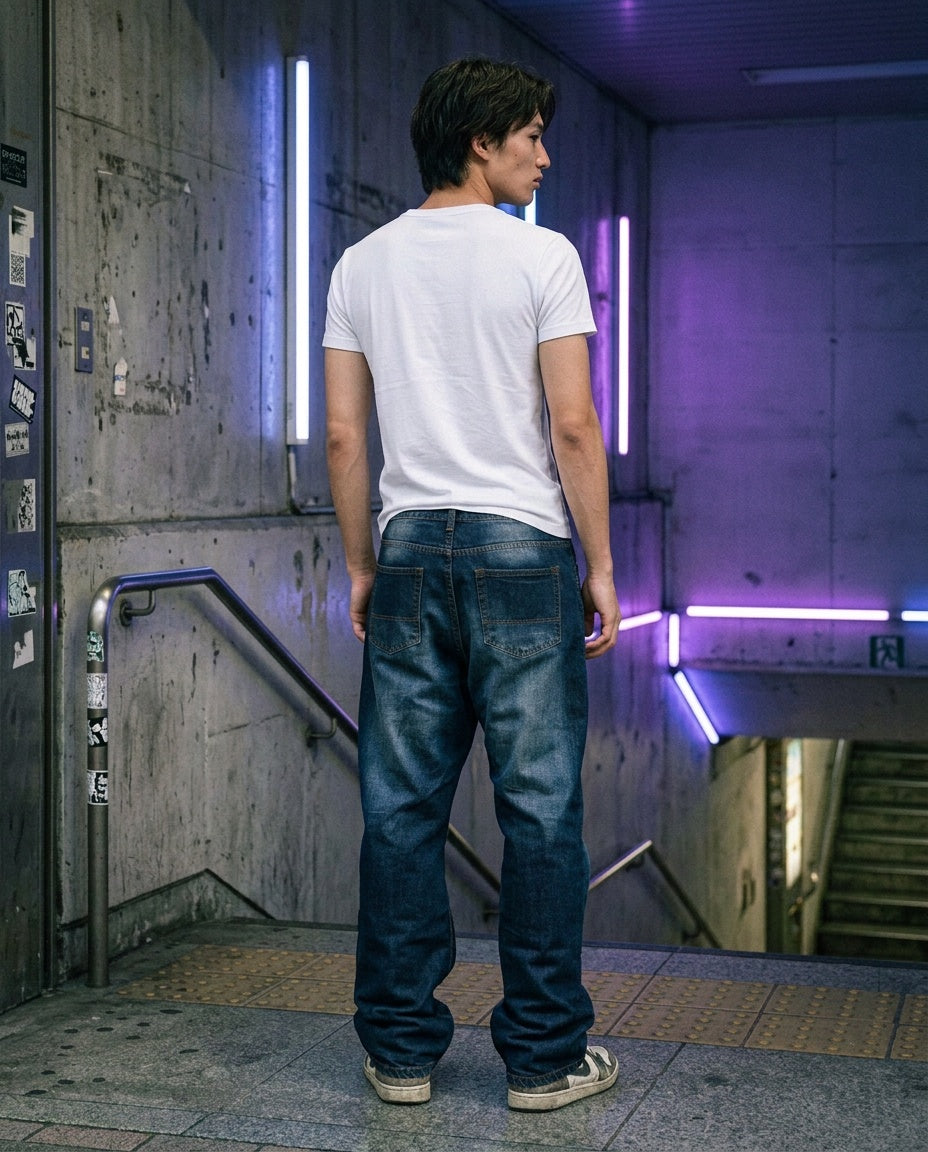 2010's Denim Straight Jeans 40x34 (XXL)