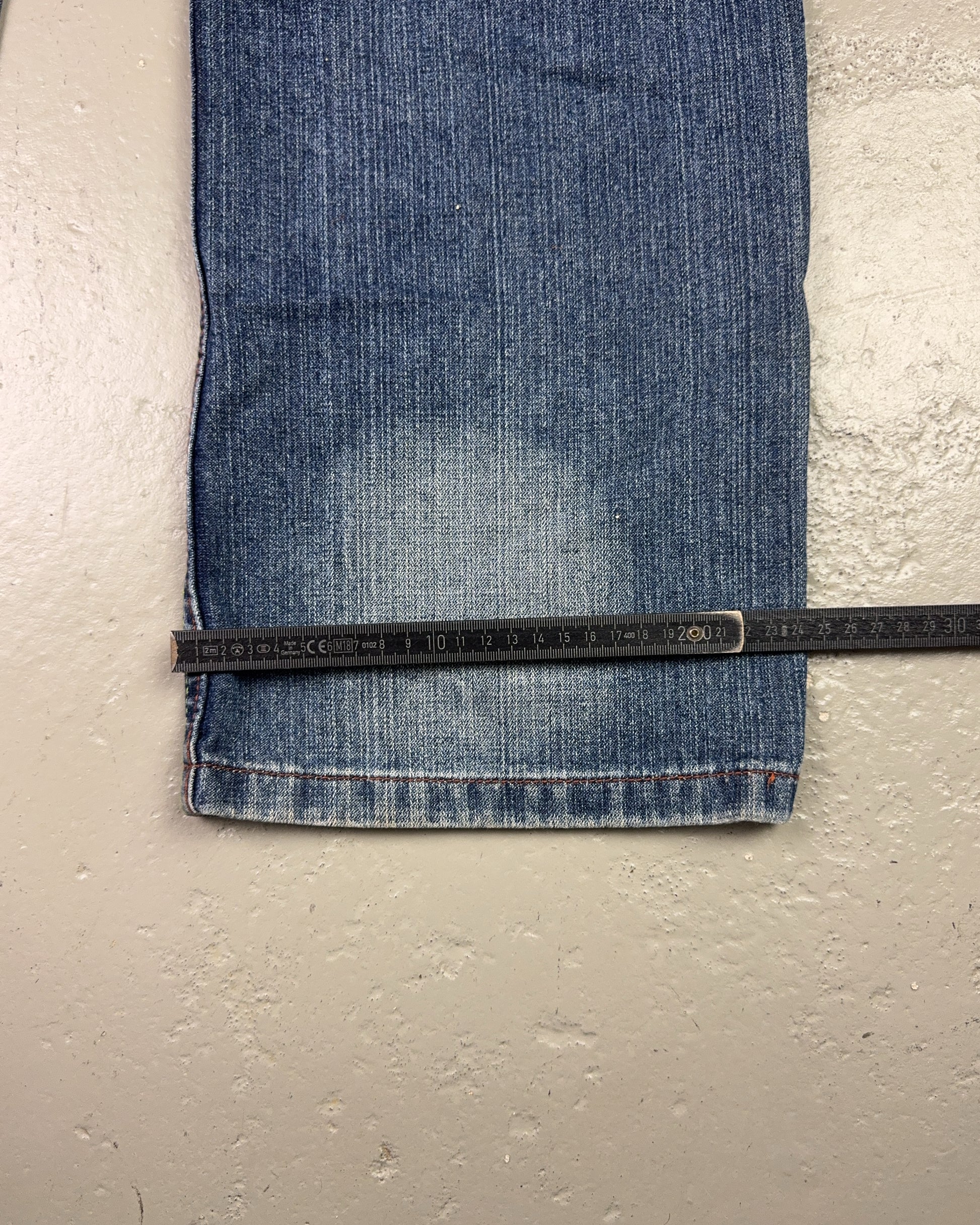 2000's Blue Ocean Jean Company Japanese Baggy Jeans *rare 32x32 (M)