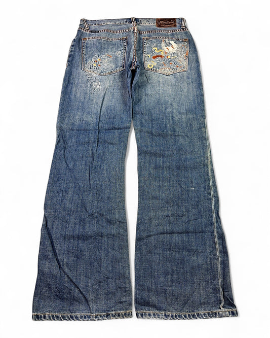 2000's Mark Ecko Hip Hop Baggy/Bootcut Jeans *very rare 32x32 (M)