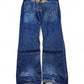1990's Sabotage German Techno Baggy/Bootcut Jeans *extremely rare 36x34 (XL)