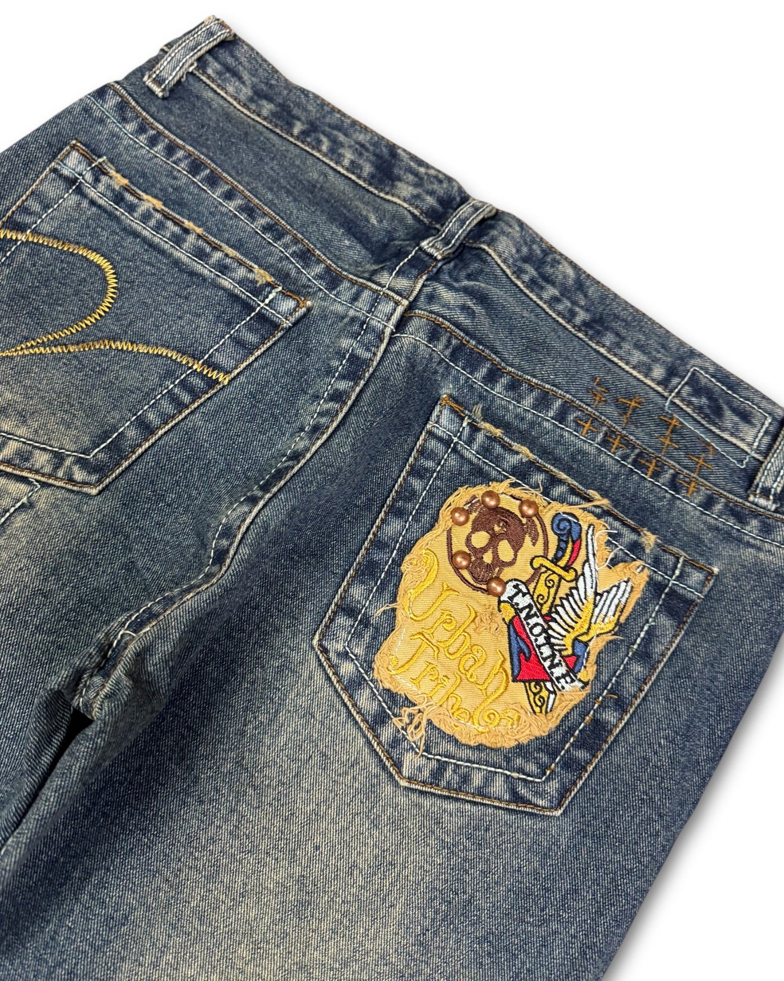 2000's Urban Fiver Straight/Baggy Jeans *very rare 30x34 (M)