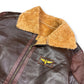 2000's Faux Leather Pilot Jacket * (S)