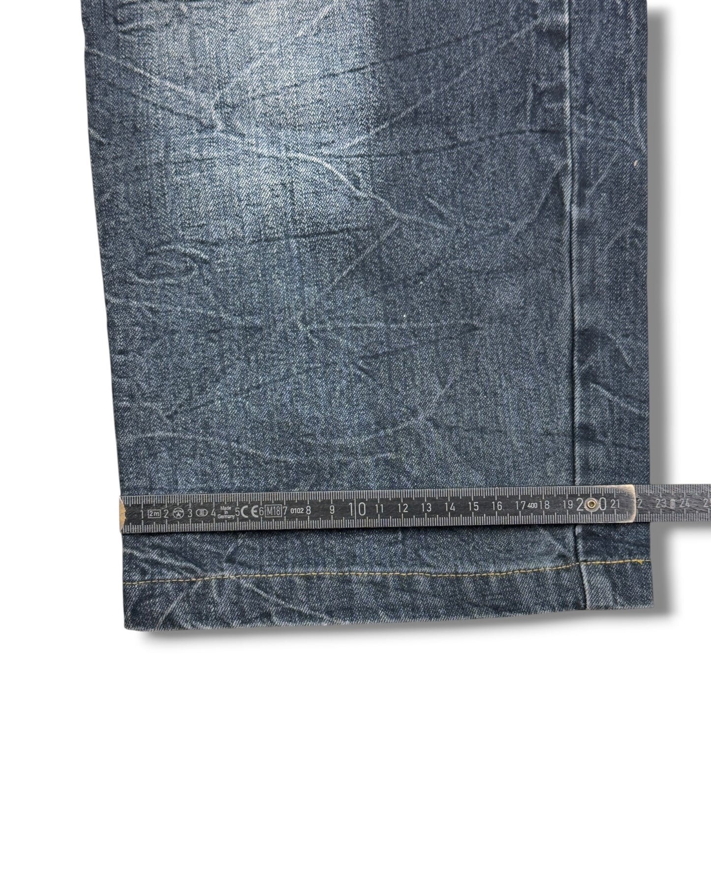 2000's Wave Japanese Baggy Jeans *rare 30x32 (M)