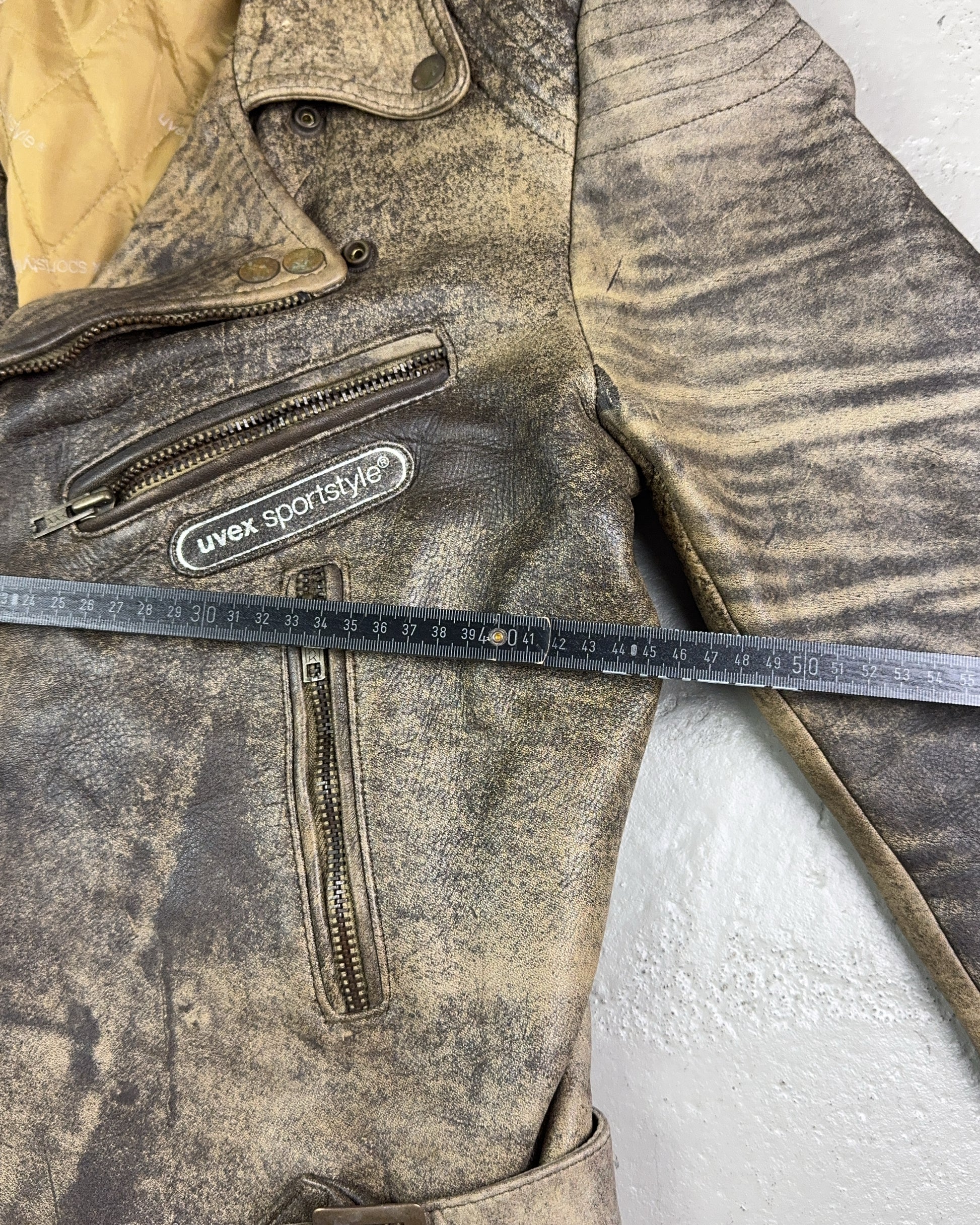 1990's Uvex Leather Jacket *very rare (M)