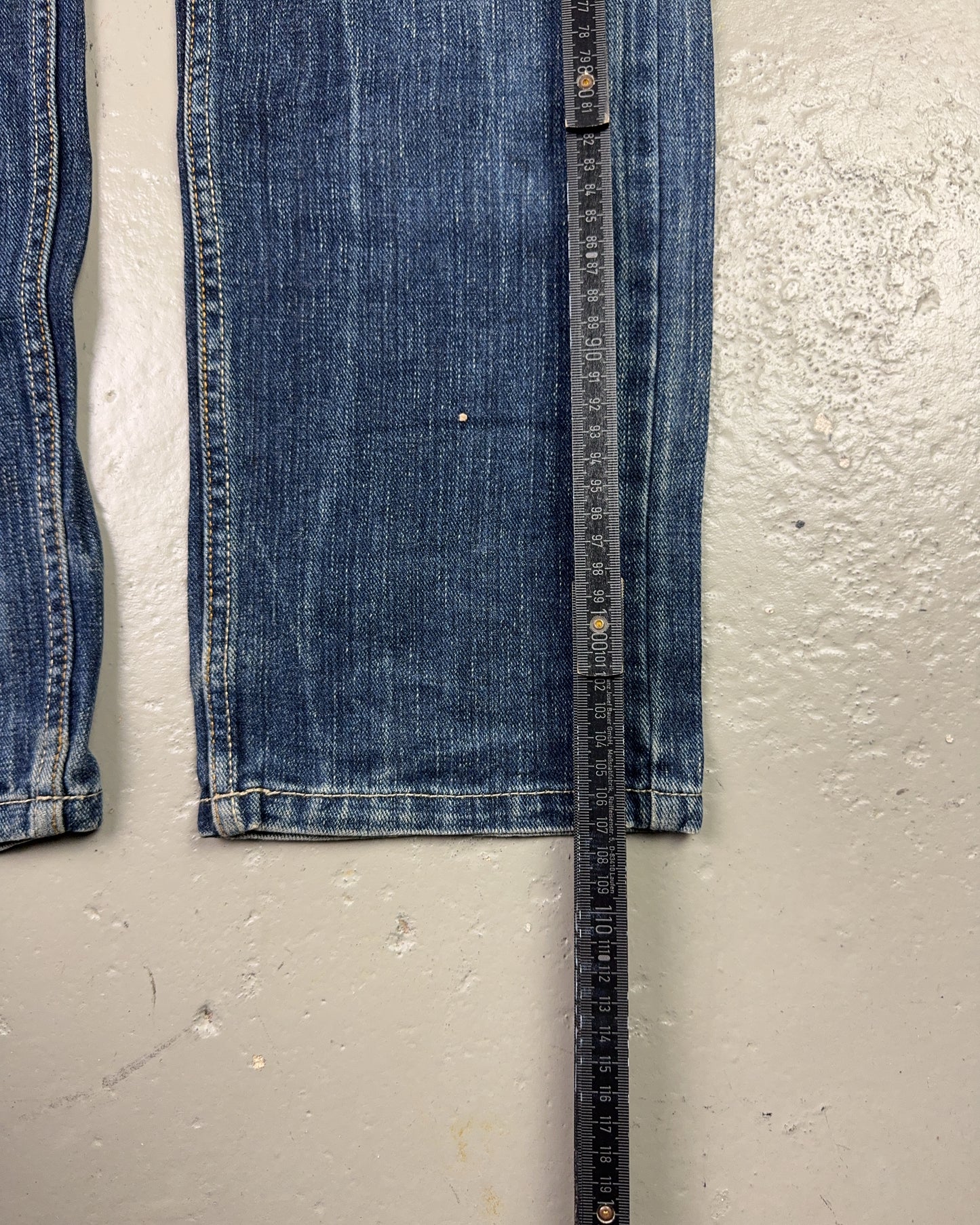 2000's Big Train Japanese Straight Jeans *rare 34x32 (L)