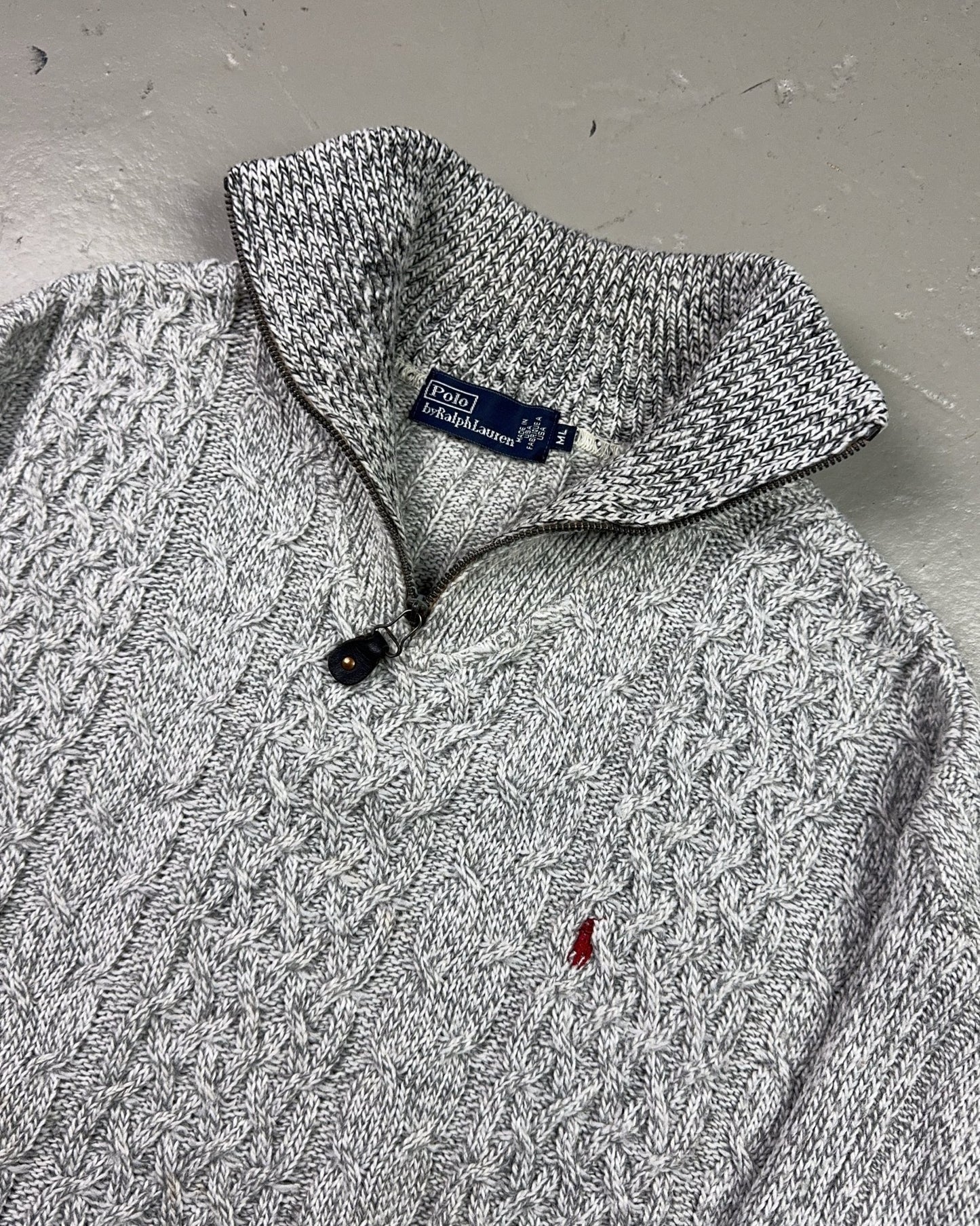 1990's Ralph Lauren Knit Sweater *very rare (L)