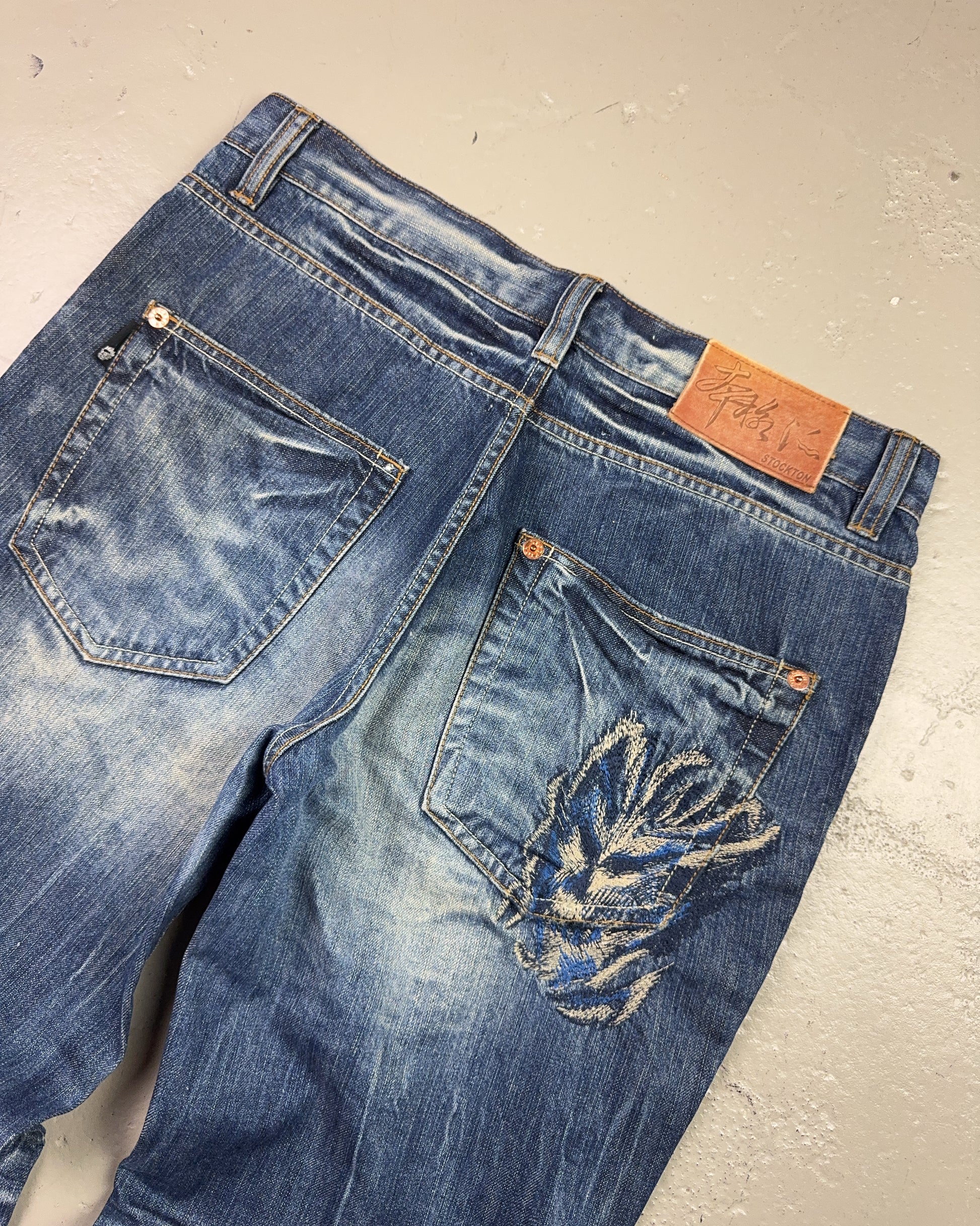 2000's Stockton Japanese Archive Straight/Baggy Jeans *very rare 34x34 (L)