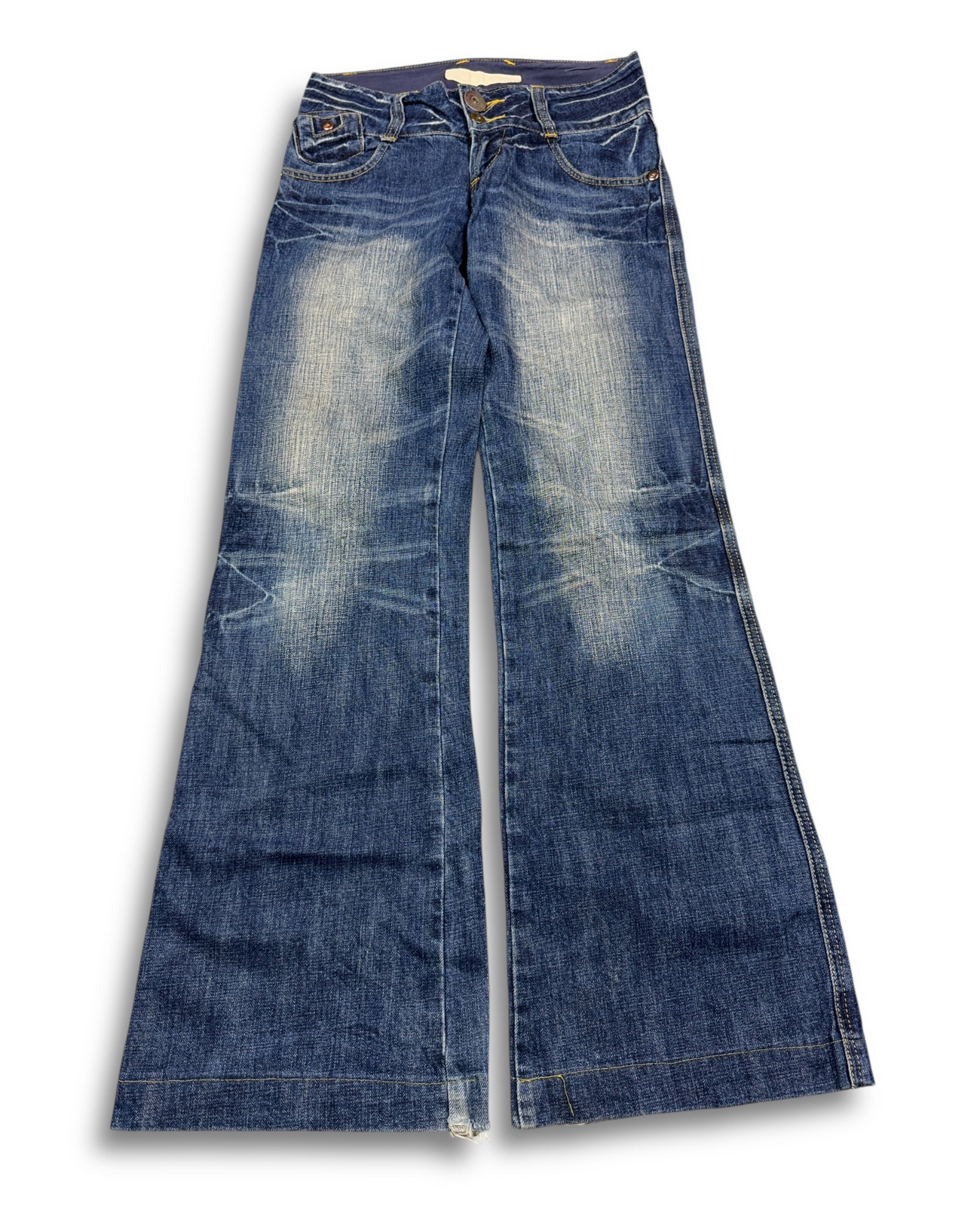 2000's Japanese Style Low Waist/Bootcut Jeans Women's *rare 26x30 (XS)