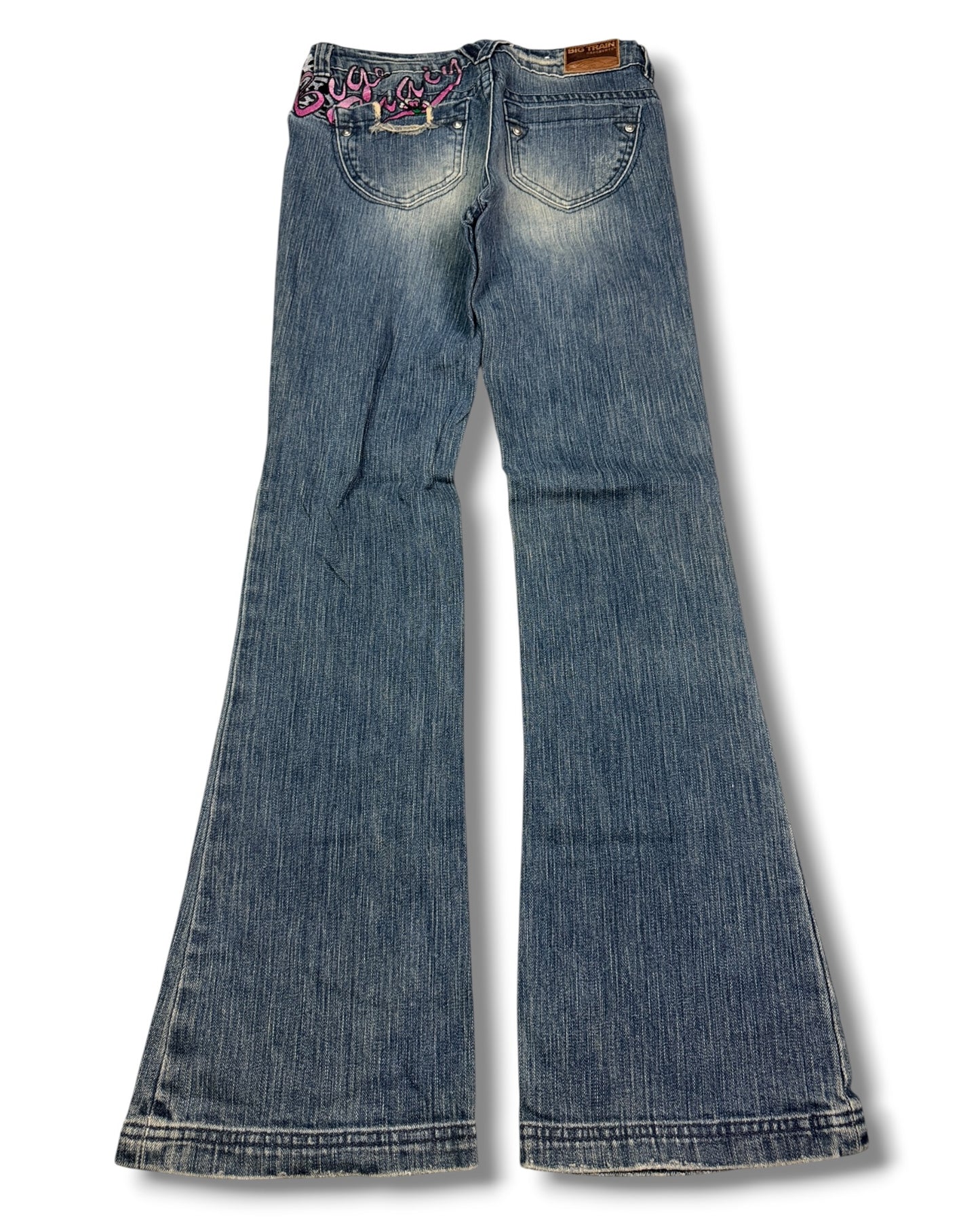 2000's Big Train Low Waist/Bootcut Jeans Women's *rare W28 (S)