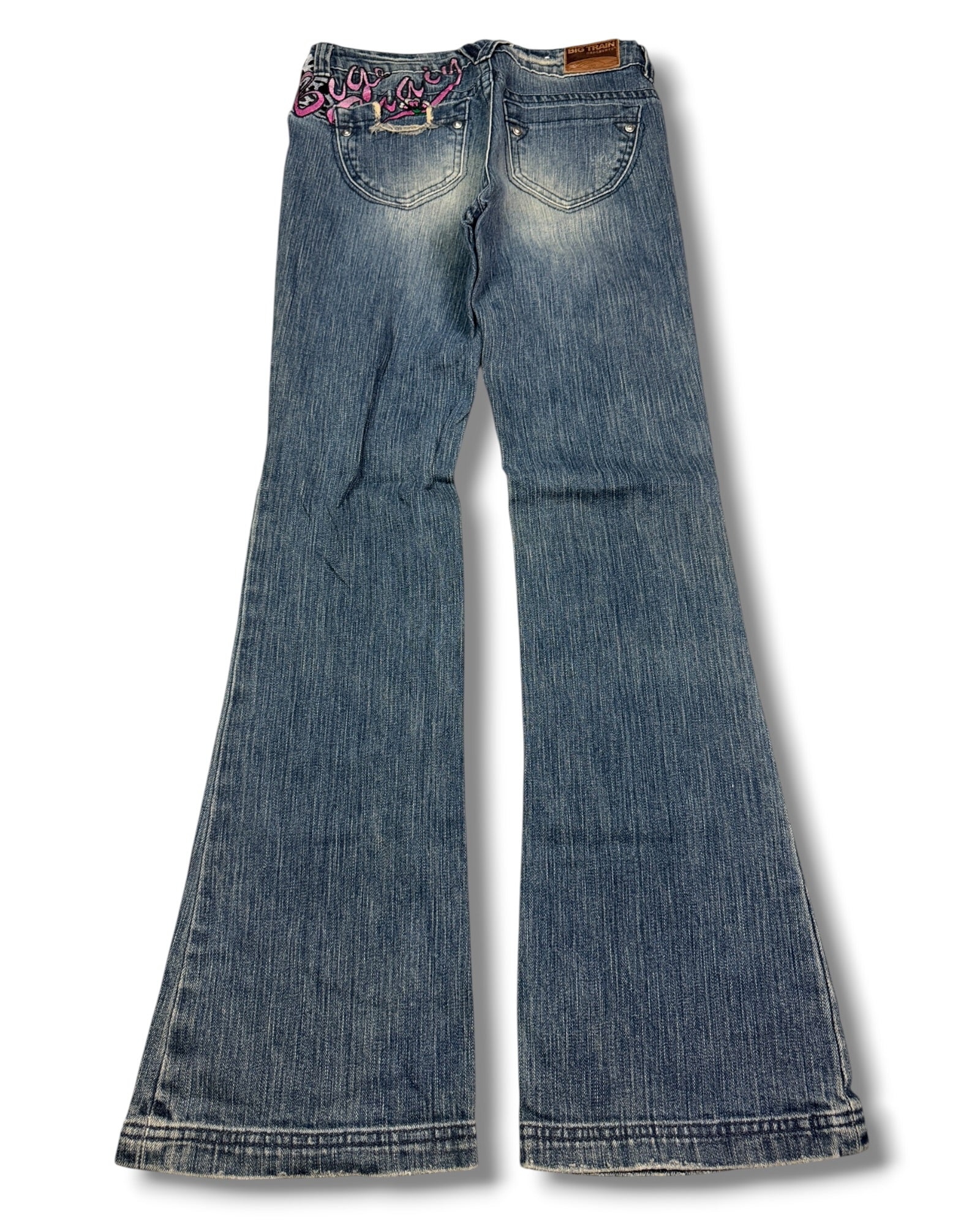2000's Big Train Low Waist/Bootcut Jeans Women's *rare W28 (S)
