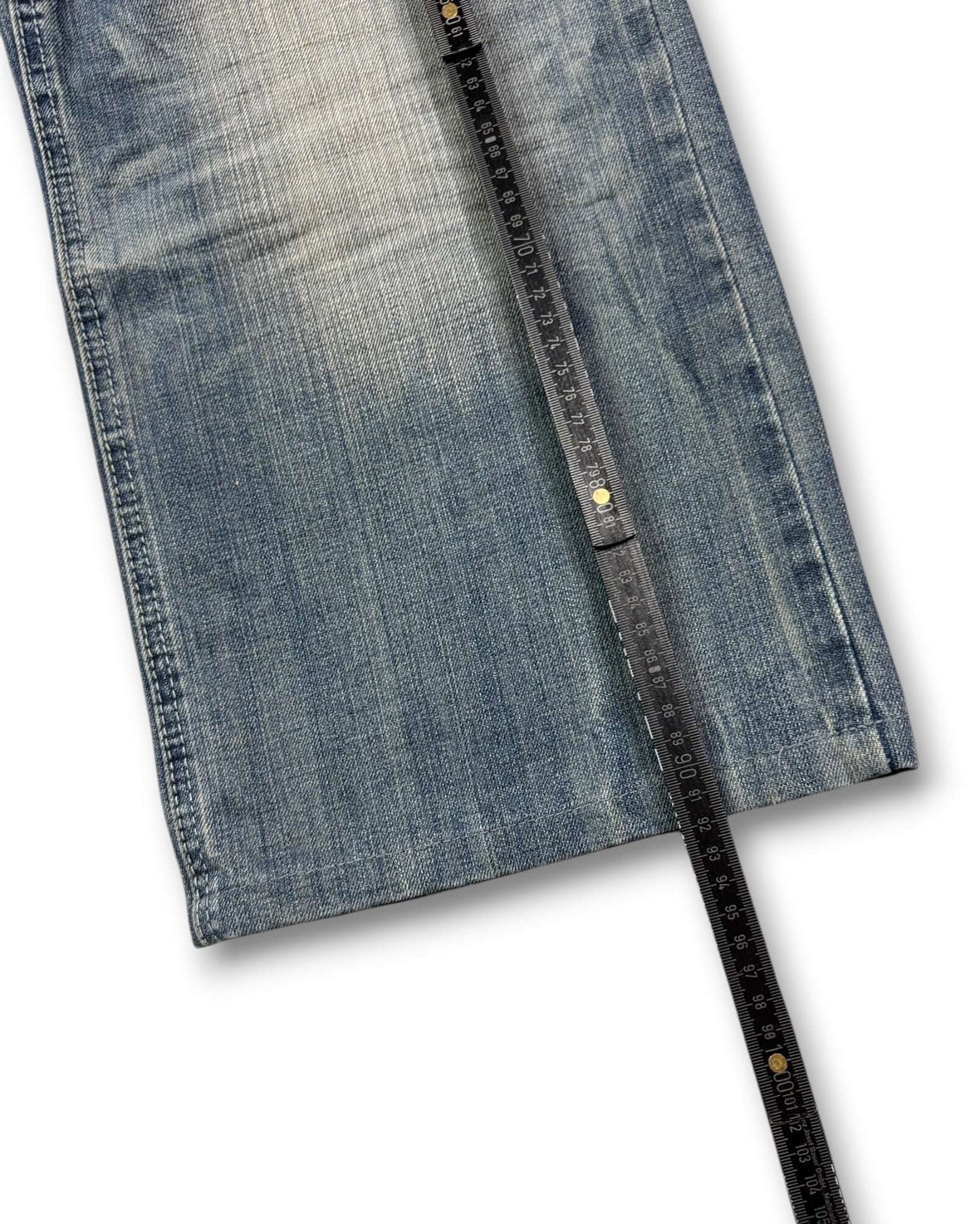 2000's Air Blue Baggy Japanese Jeans *very rare 34x28 (L)