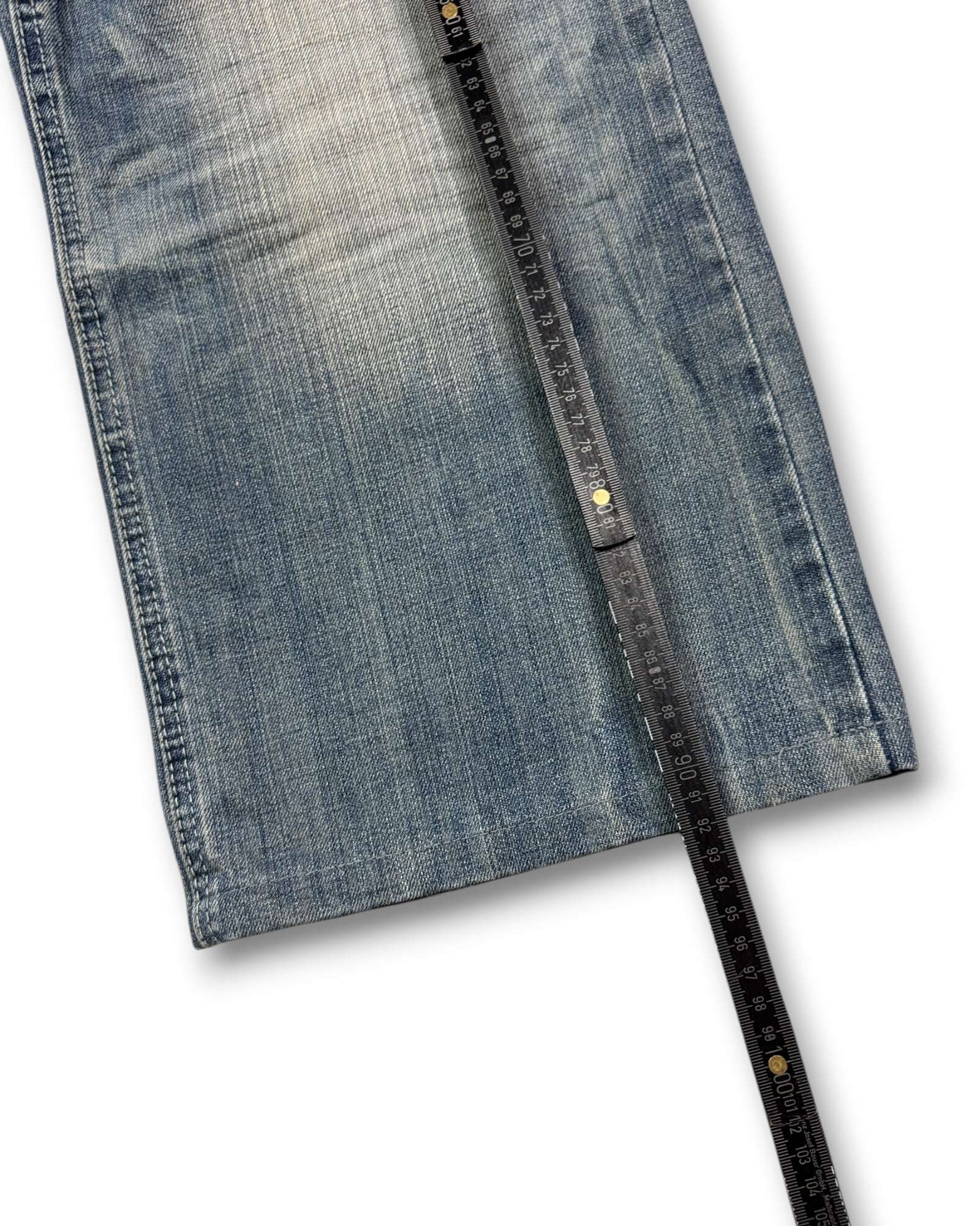 2000's Air Blue Baggy Japanese Jeans *very rare 34x28 (L)