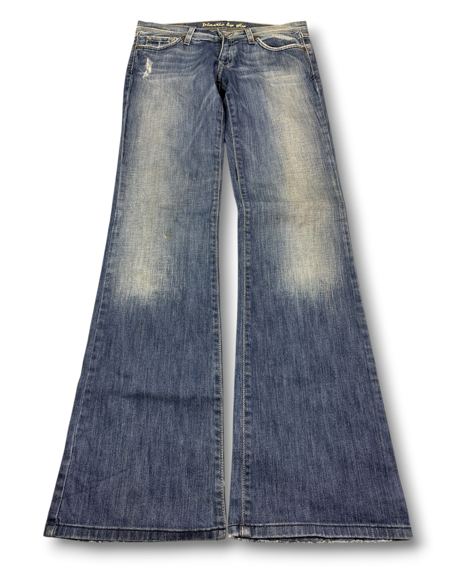 2000's Plastic by GLY Low Waist/Bootcut Jeans *rare 30x30 (M)