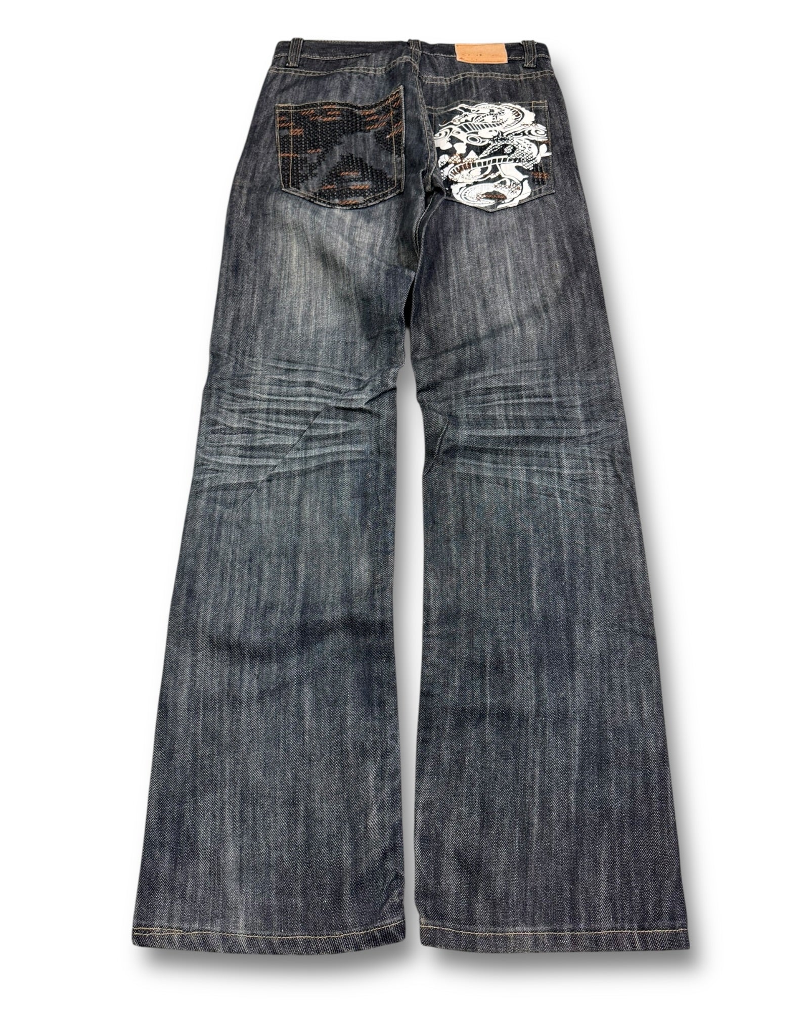 2000's Japanese Style Straight Jeans *rare 29x32 (S)