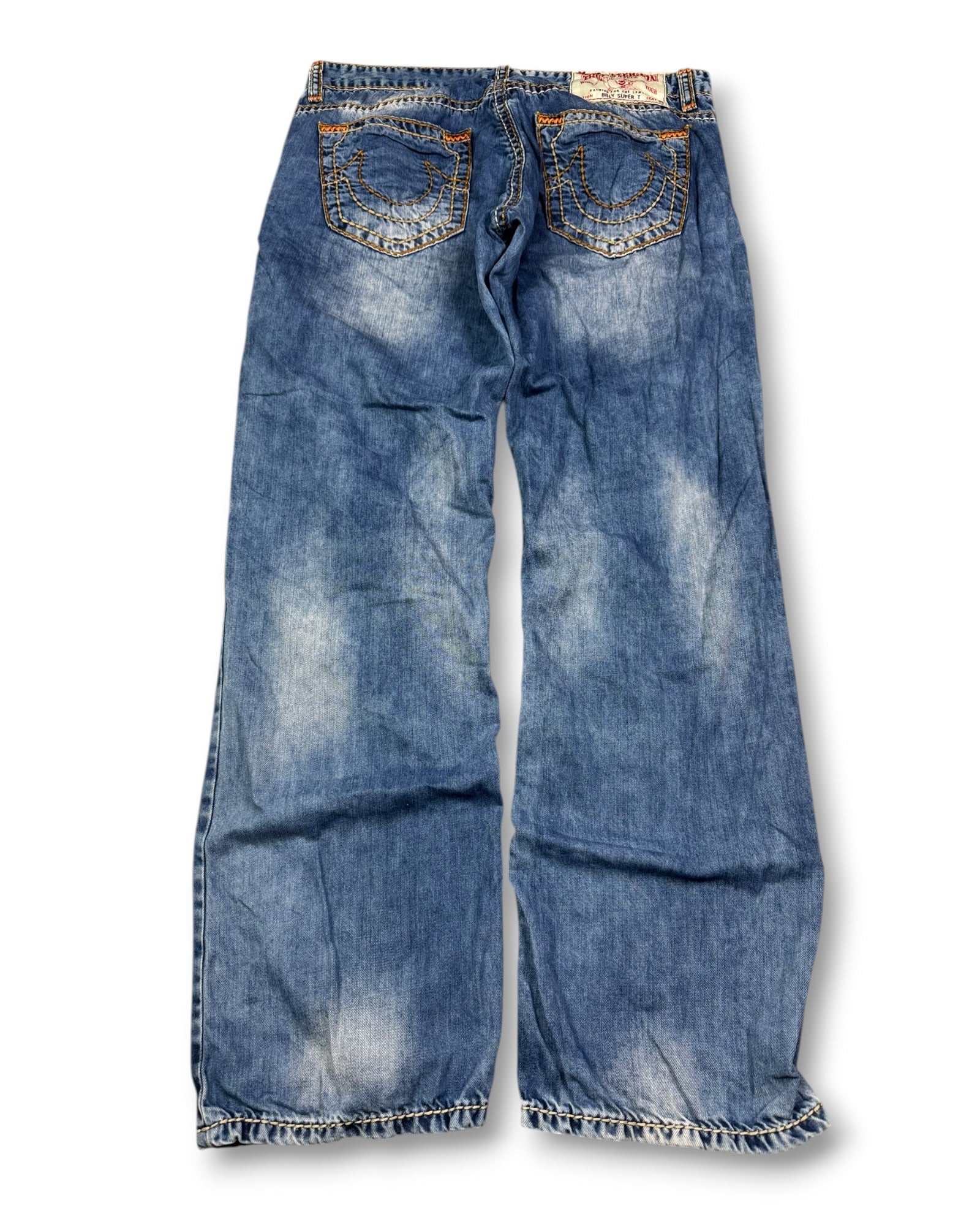 2000's True Religion Straight/Baggy Jeans *rare 38x34 (XXL)