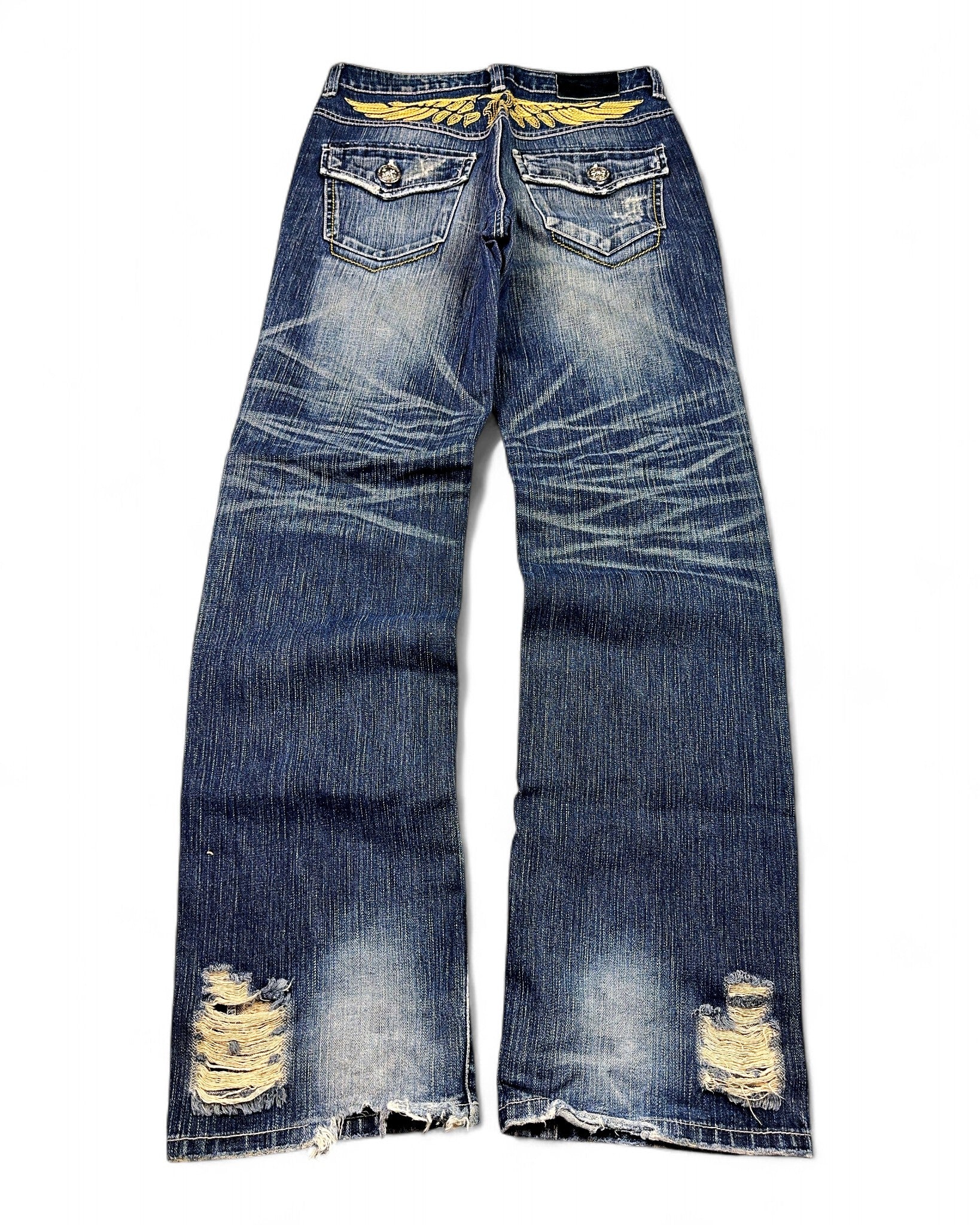 2000's Big Train Japanese Archive Straight Jeans *very rare 30x34 (M)