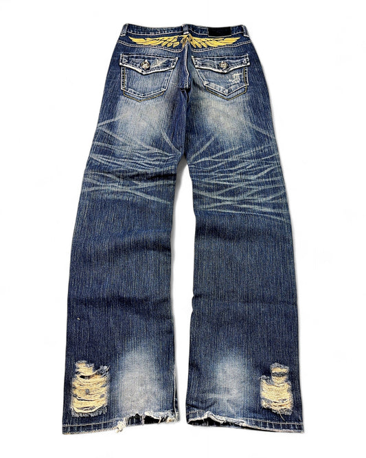 2000's Big Train Japanese Archive Straight Jeans *very rare 30x34 (M)