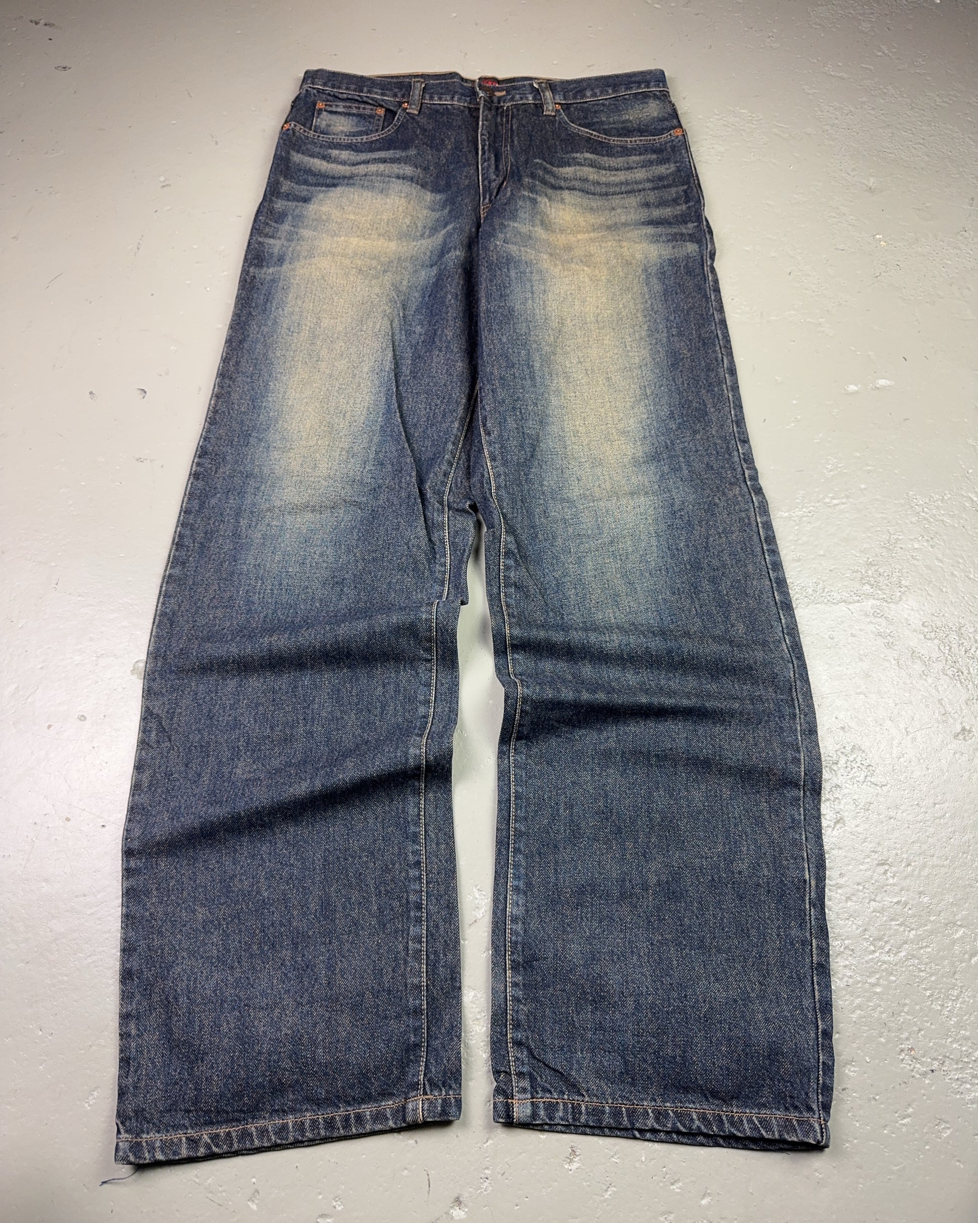 2000's Stockton Japanese Baggy Jeans *rare 34x34 (L)
