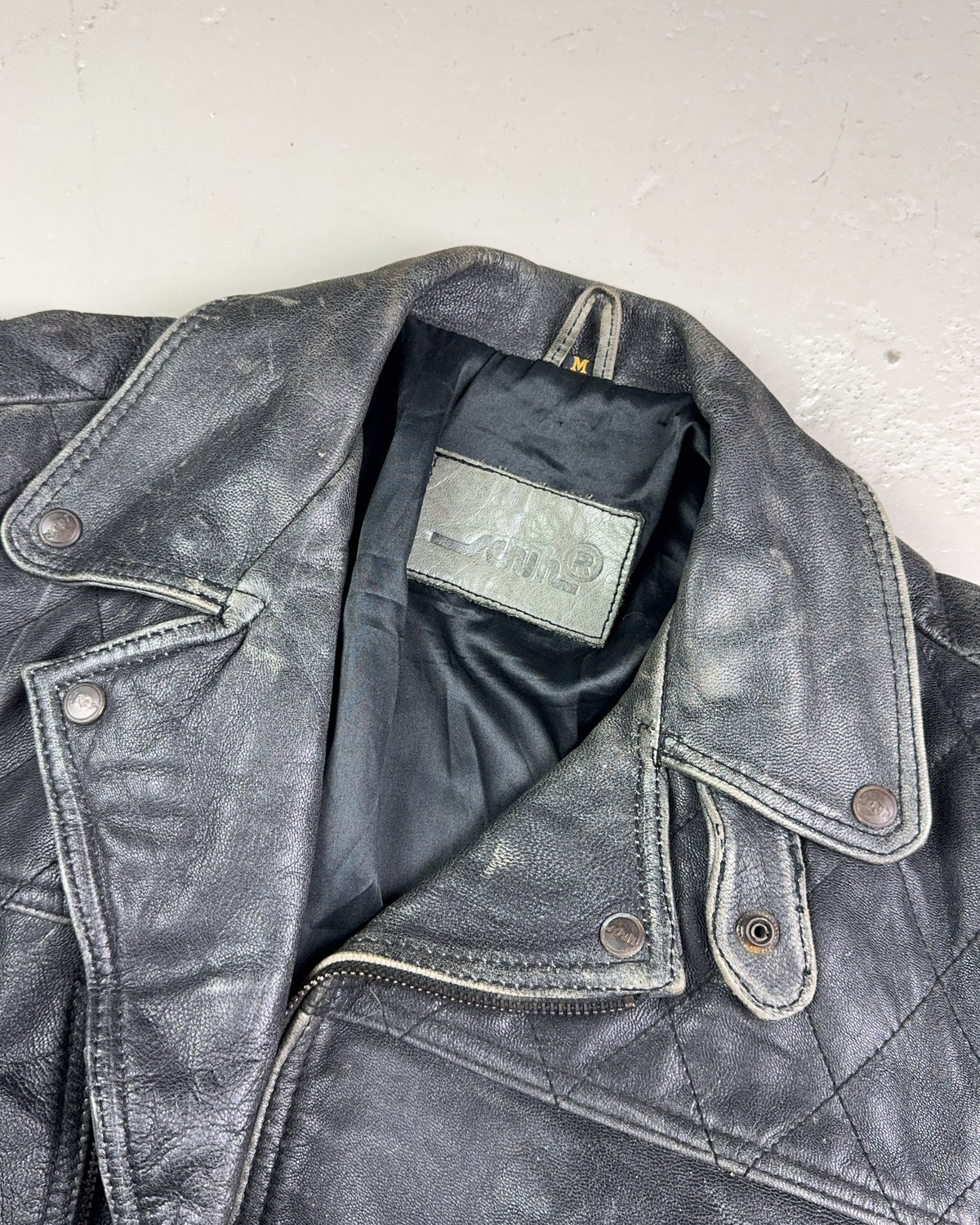 1980's Schuh Faded Leather Jacket *extremely rare (M)