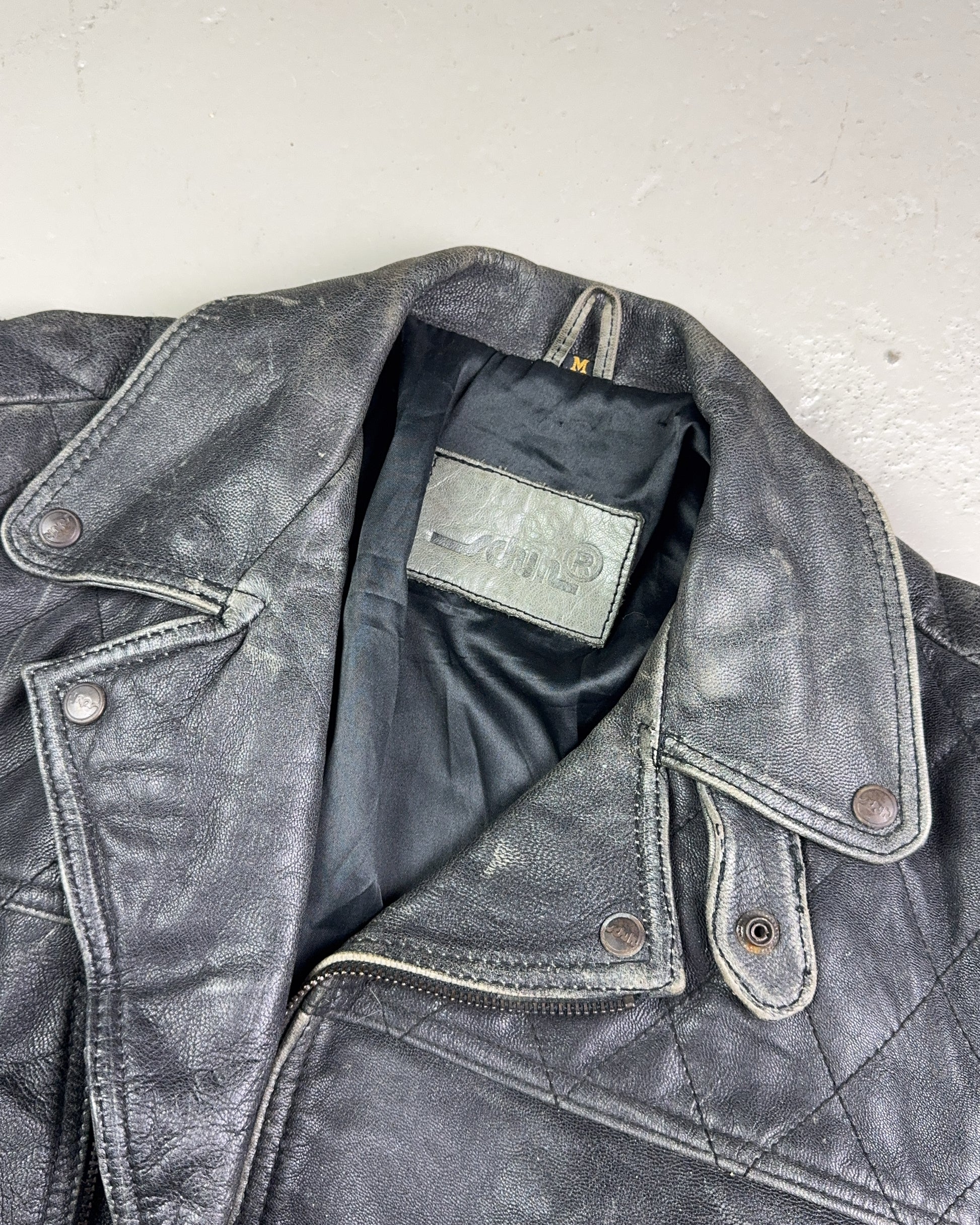 1980's Schuh Faded Leather Jacket *extremely rare (M)