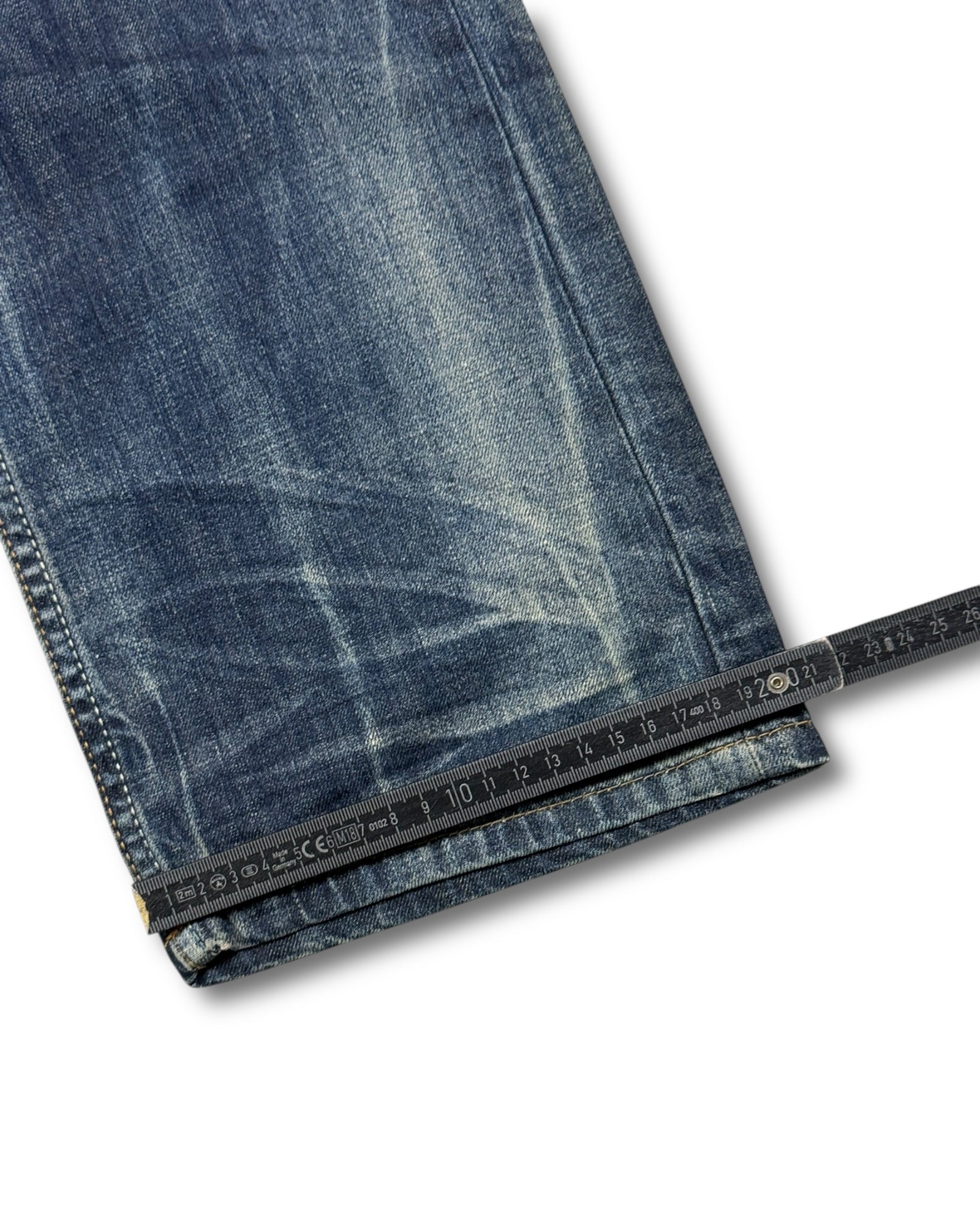 2000's Big Train Japanese Straight Jeans *very rare 28x32 (S)