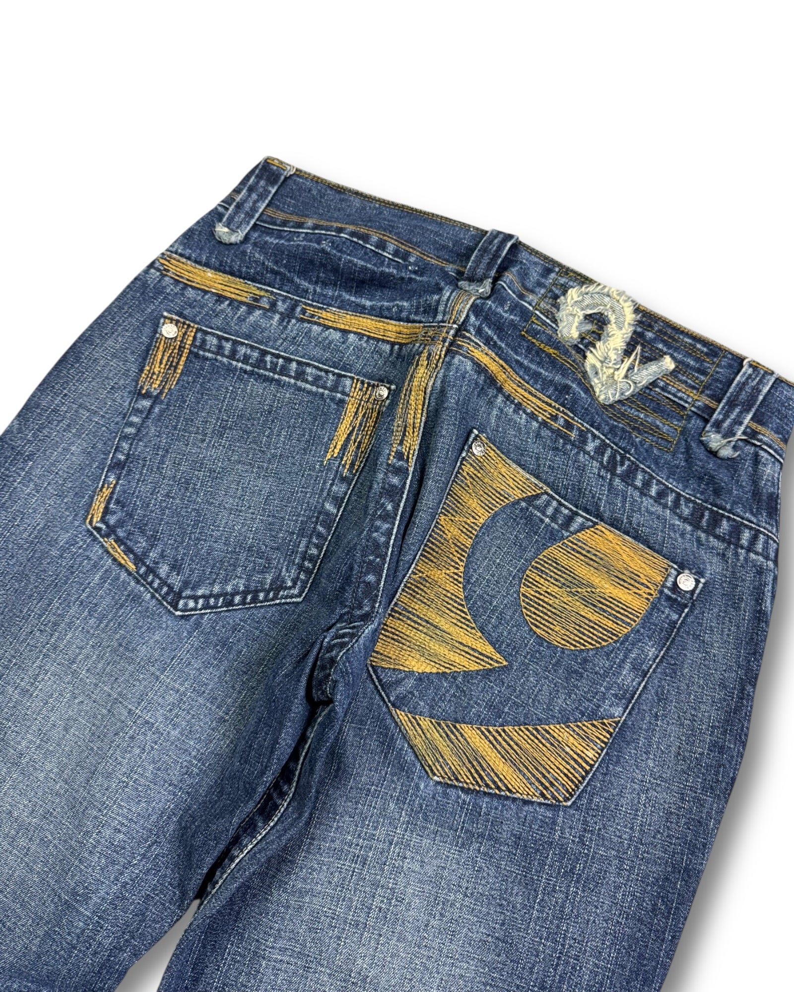 2000's Japanese Style Straight Jeans *rare 30x32 (M)