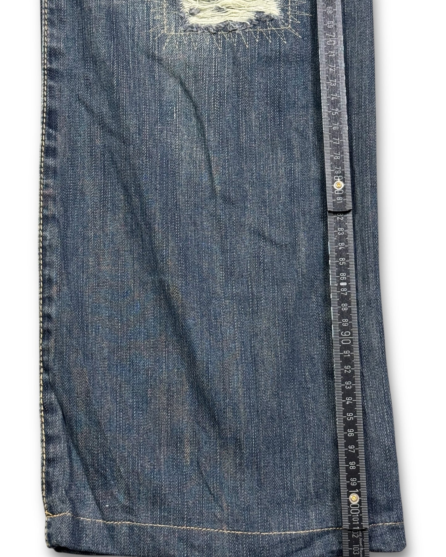 2000's Big Train Straight/Baggy Japanese Archive Jeans *very rare 30x30 (M)