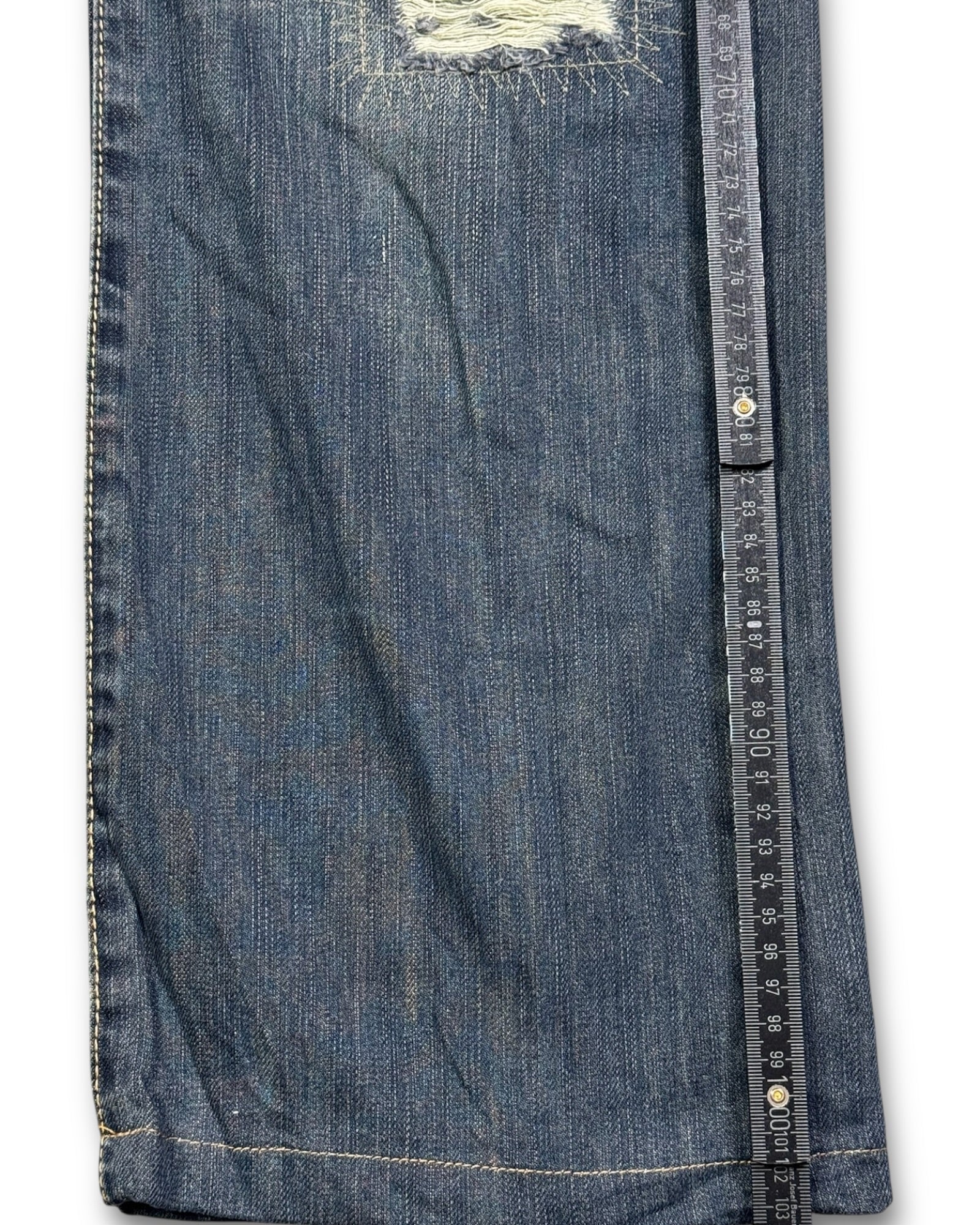 2000's Big Train Straight/Baggy Japanese Archive Jeans *very rare 30x30 (M)