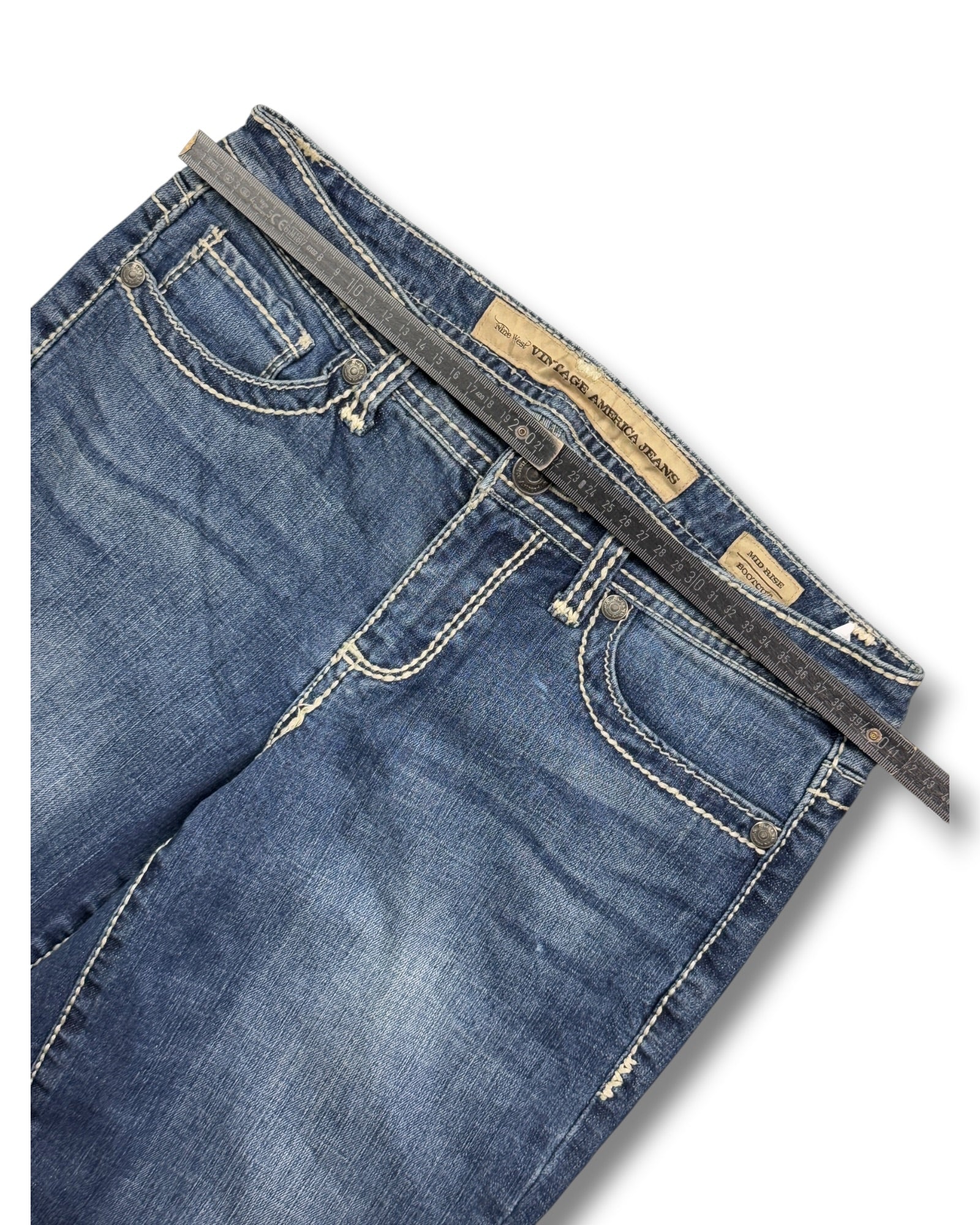 2000's Vintage America Low Waist/Bootcut Jeans *rare 30x30 (M)