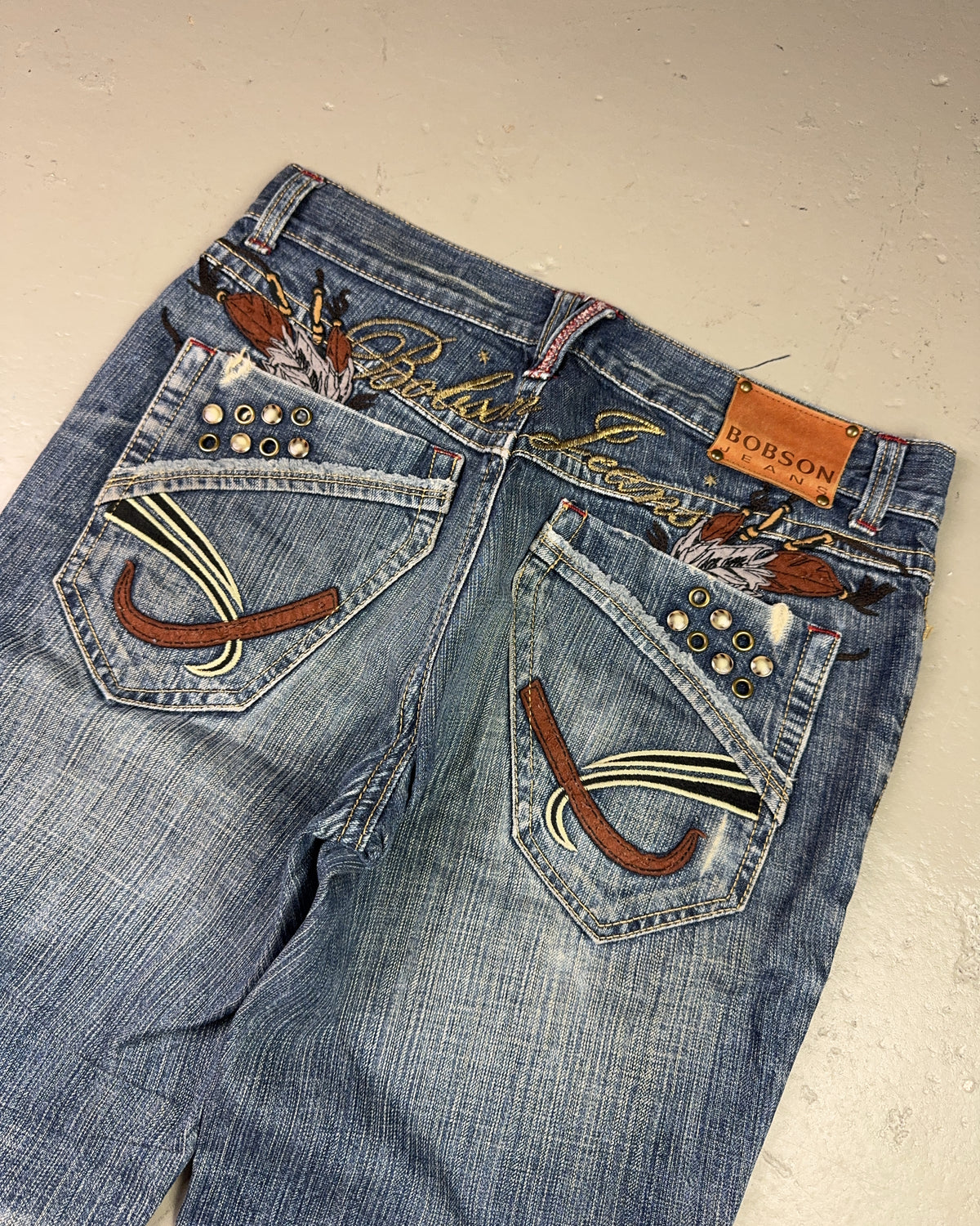 2000's Bobson Japanese Archive Straight Jeans *rare 32x30 (M)