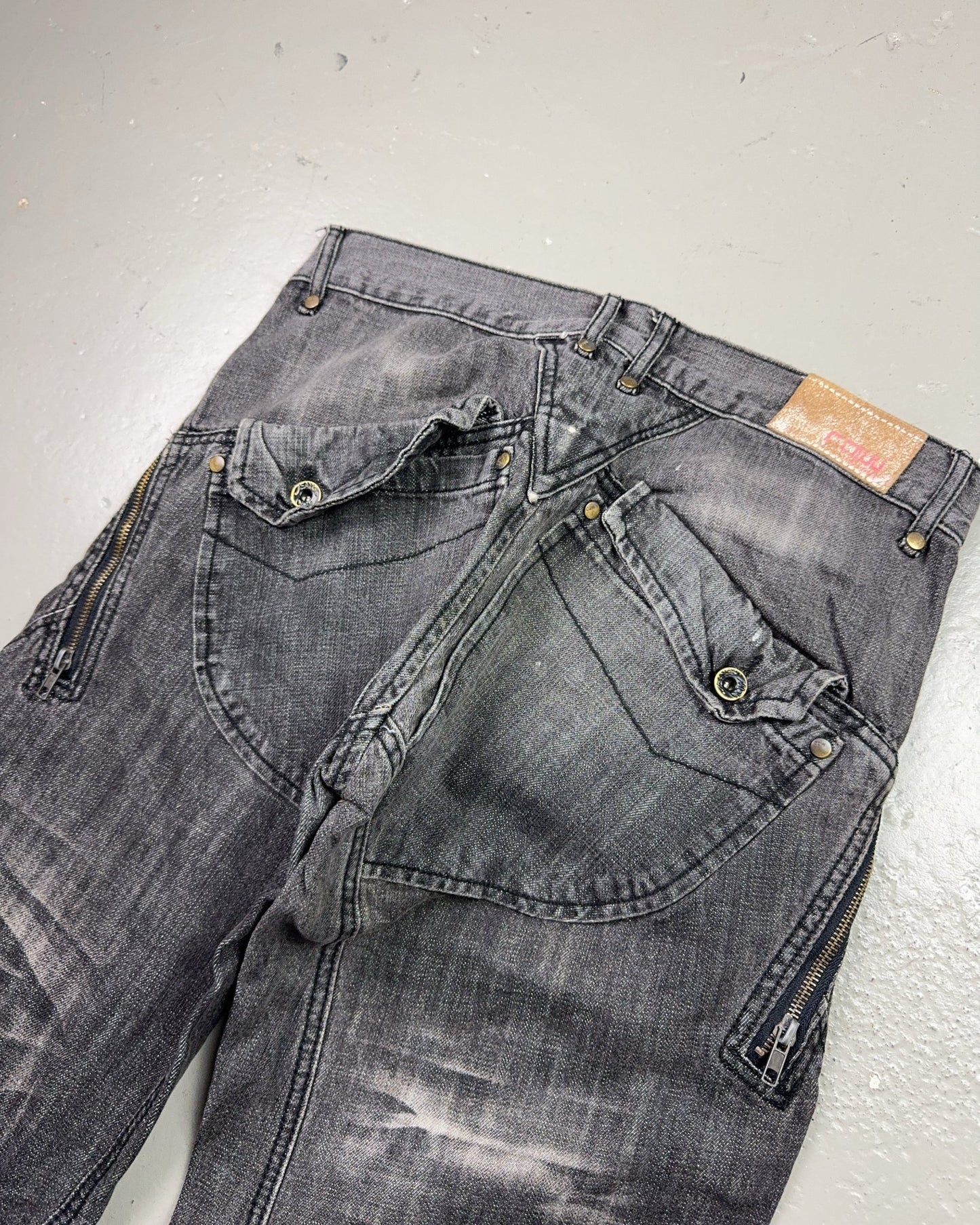 2000's Cqw Jeansmith Japanese Archive Straight/Baggy Jeans *very rare 32x32 (M)