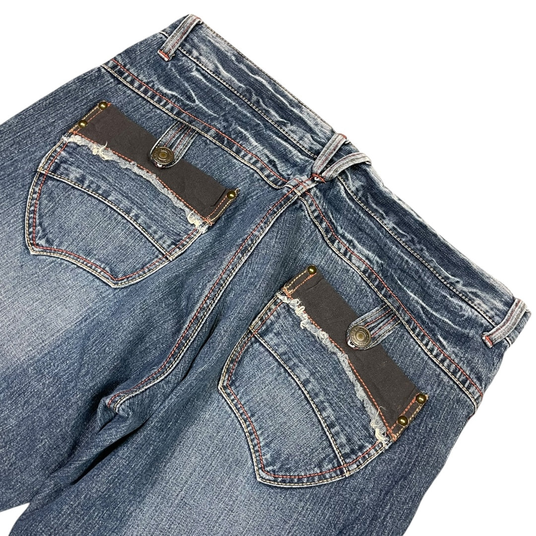 2000‘s Daily Topics Hip Hop Baggy Jeans *rare 34x32