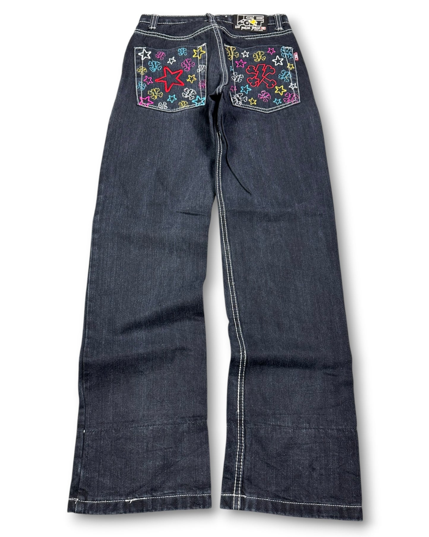 2000's Ice Point Straight/Baggy Jeans Women's *rare 26x30 (XS)