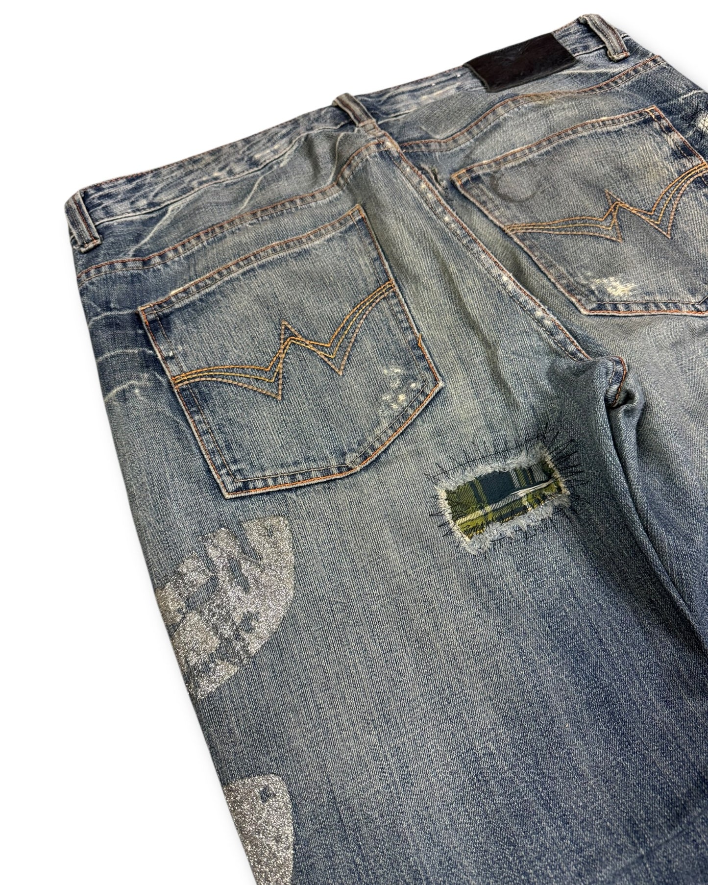 2000's Big Train Japanese Baggy Jeans *very rare 40x34 (XXL)