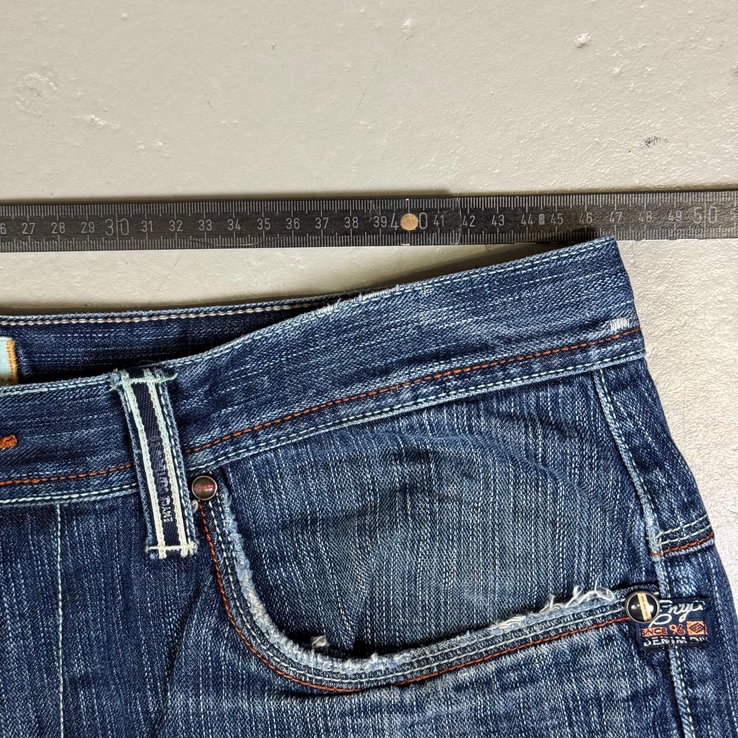 2000‘s Enyce Hip Hop Baggy Jeans Heavy Denim *rare 38x34