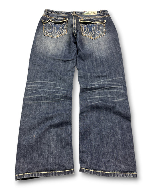 2000's Mek Denim Japanese Archive Baggy Jeans *very rare 38x34 (XXL)