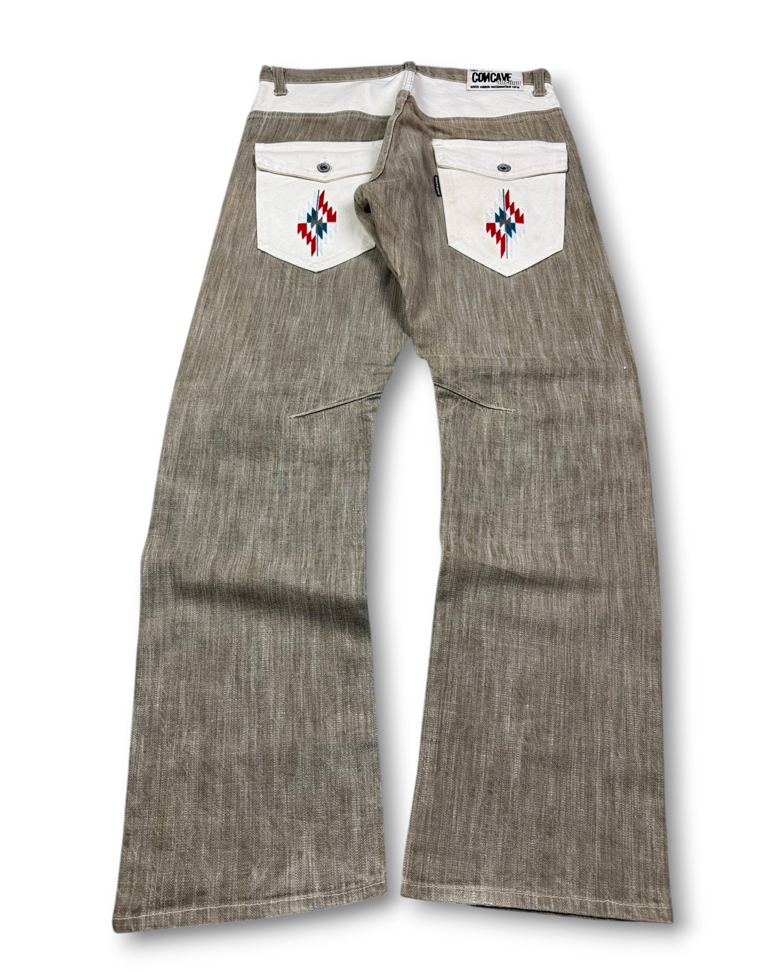 2000's Concave Attempt Straight/Baggy Jeans *rare 32x32 (M)