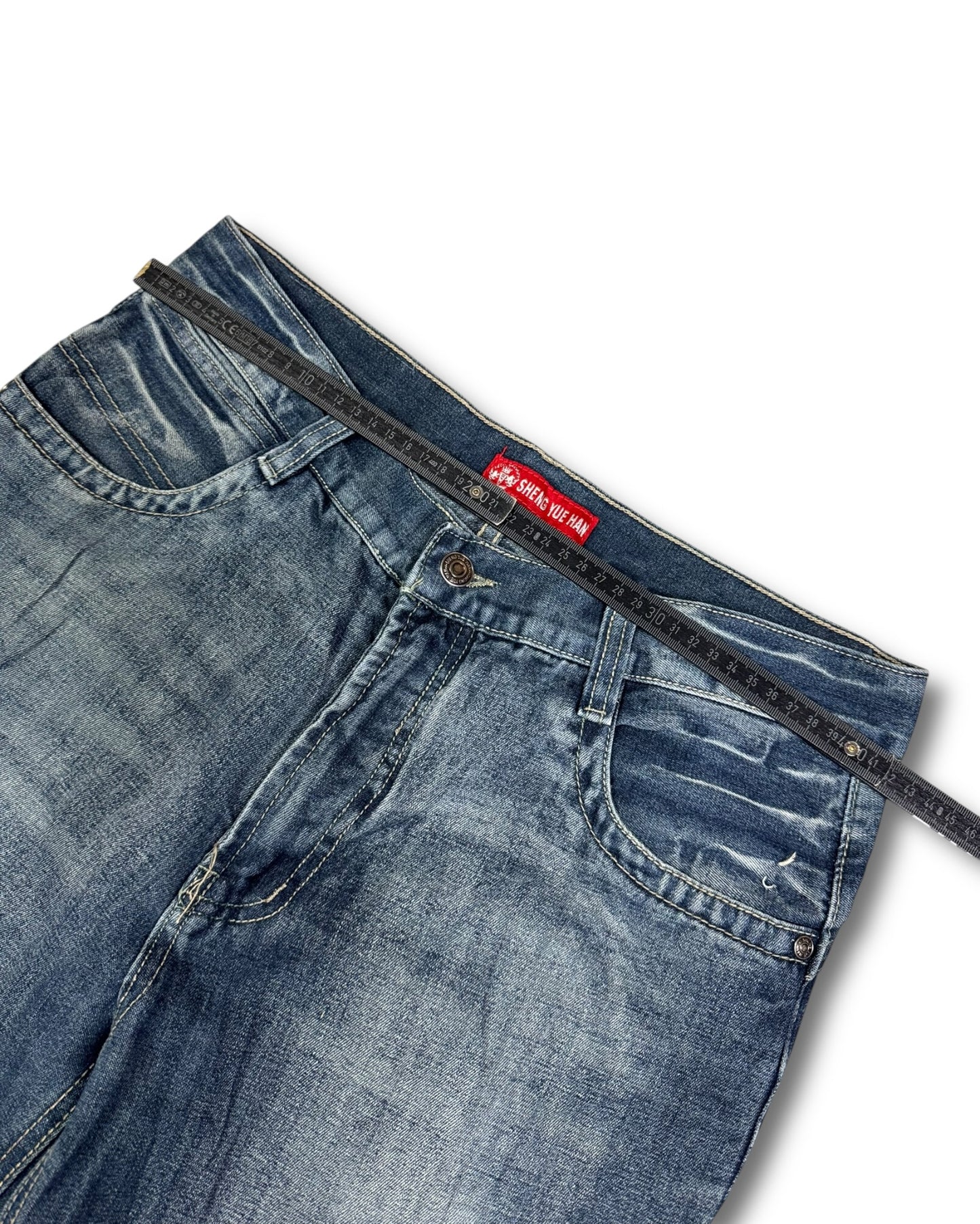 2000's Sheng Yue Han Baggy Jeans * 32x34 (M)