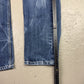 2000's Green Horse Japanese Slim/Straight Jeans *rare 33x30 (M)