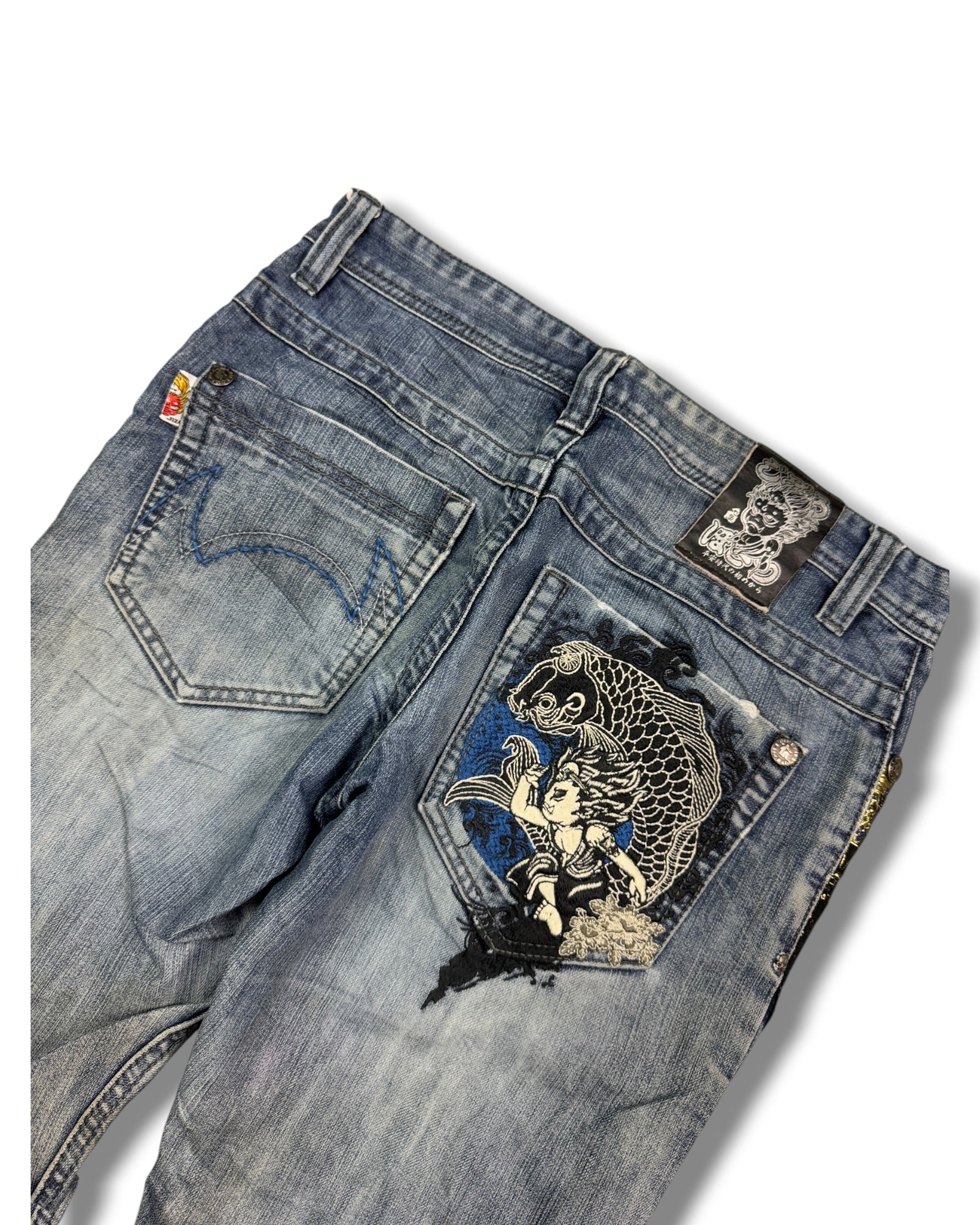 2000's Jizo Japanese Slim/Straight Jeans *very rare 30x30 (M)