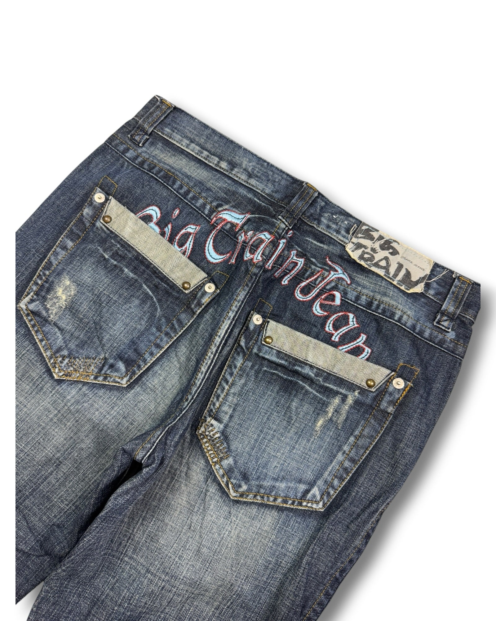 2000's Big Train Baggy Japanese Jeans *very rare 36x32 (XL)