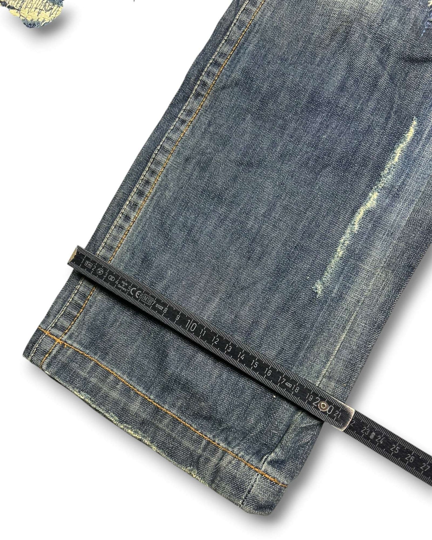 2000's Tough Jeansmith Straight/Baggy Deadstock Japanese Jeans *very rare 30x32 (M)